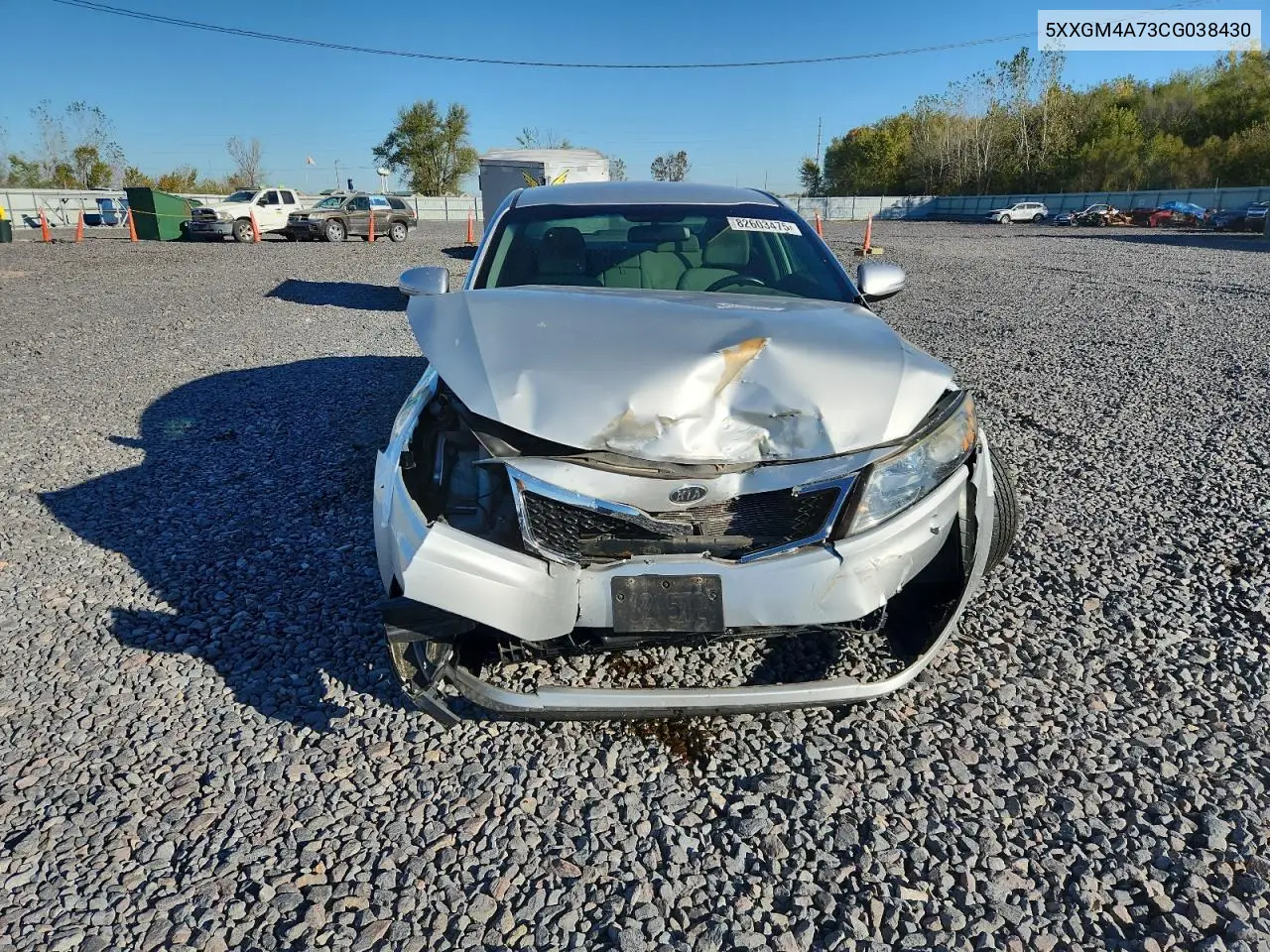 5XXGM4A73CG038430 2012 Kia Optima Lx