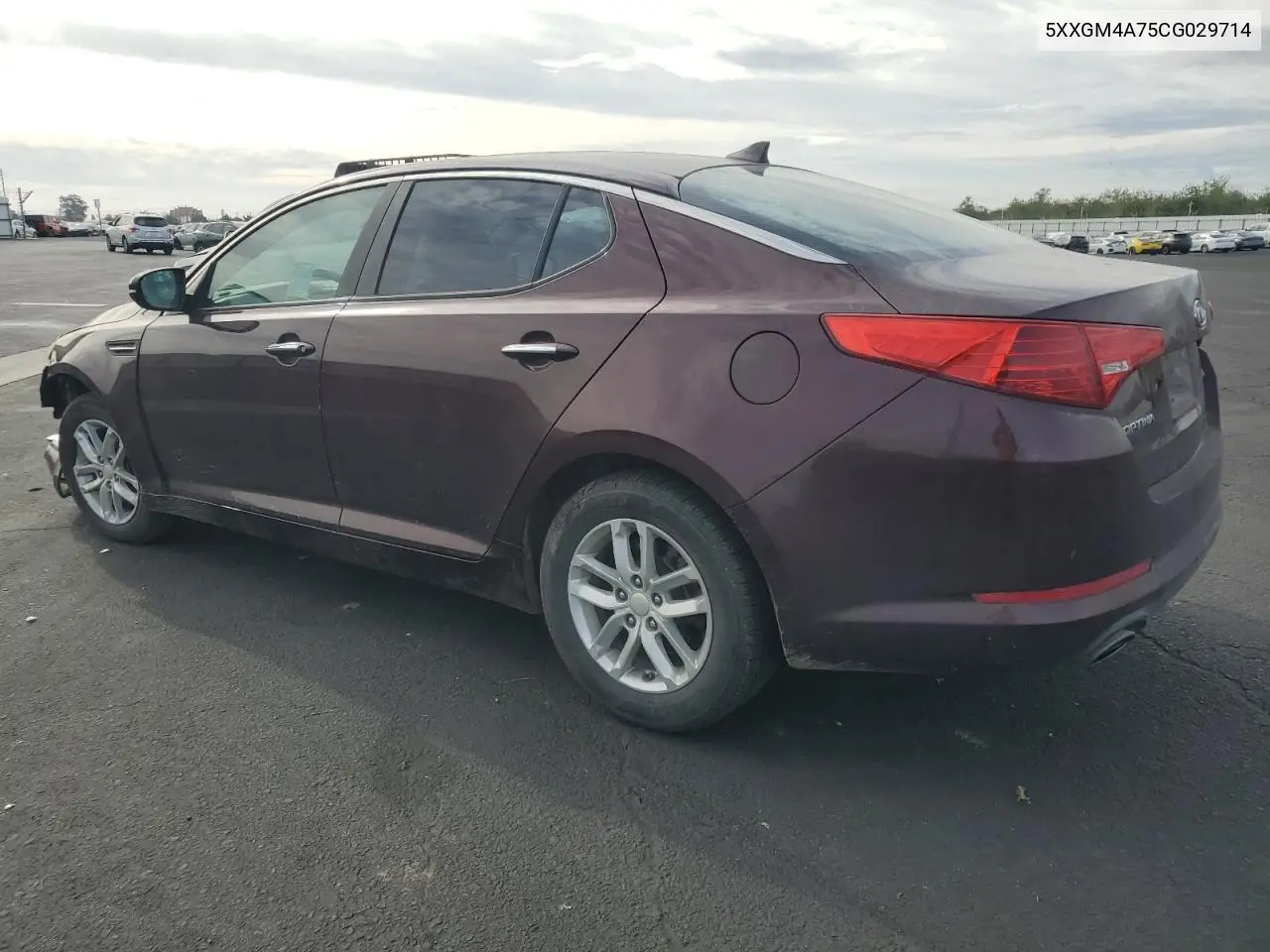 5XXGM4A75CG029714 2012 Kia Optima Lx