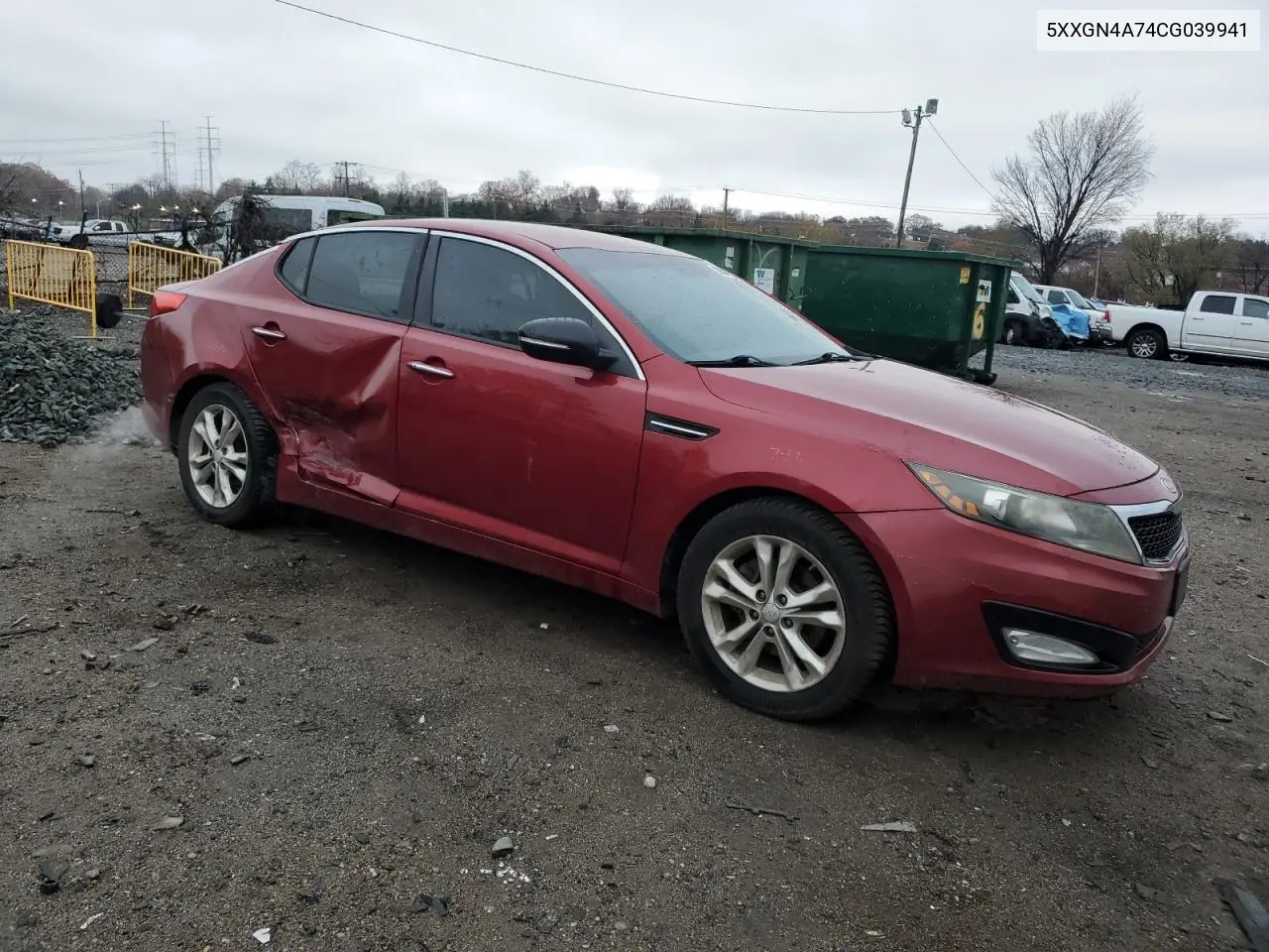 5XXGN4A74CG039941 2012 Kia Optima Ex
