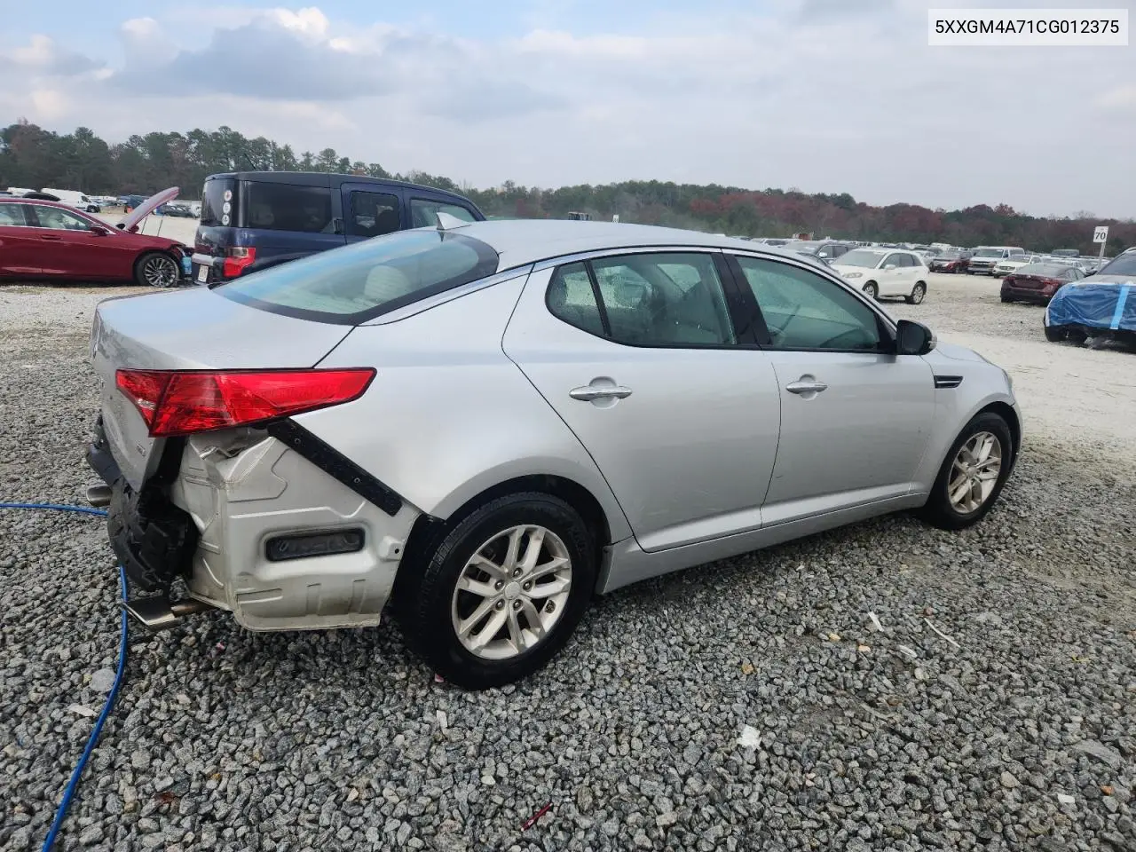 5XXGM4A71CG012375 2012 Kia Optima Lx