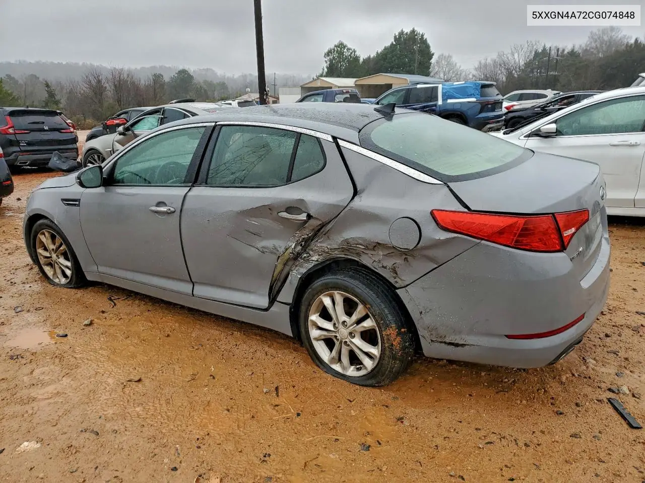 5XXGN4A72CG074848 2012 Kia Optima Ex