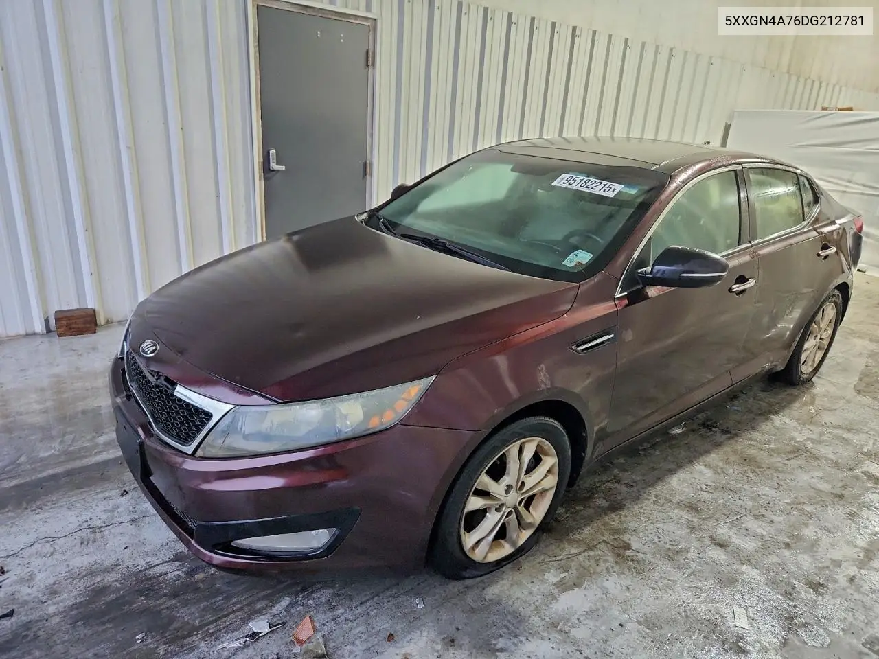5XXGN4A76DG212781 2013 Kia Optima Ex
