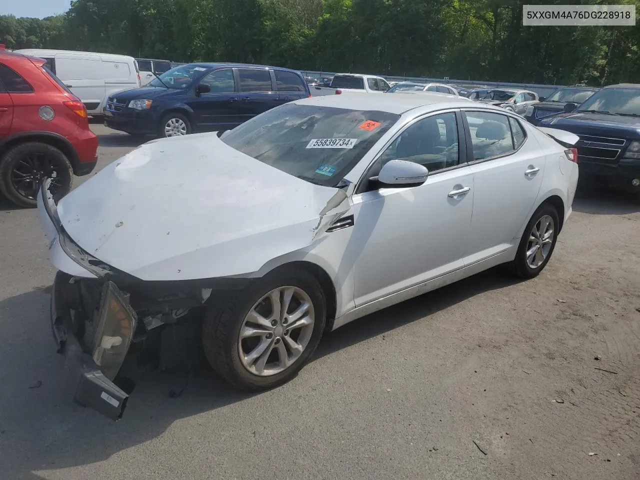 2013 Kia Optima Lx VIN: 5XXGM4A76DG228918 Lot: 55839734