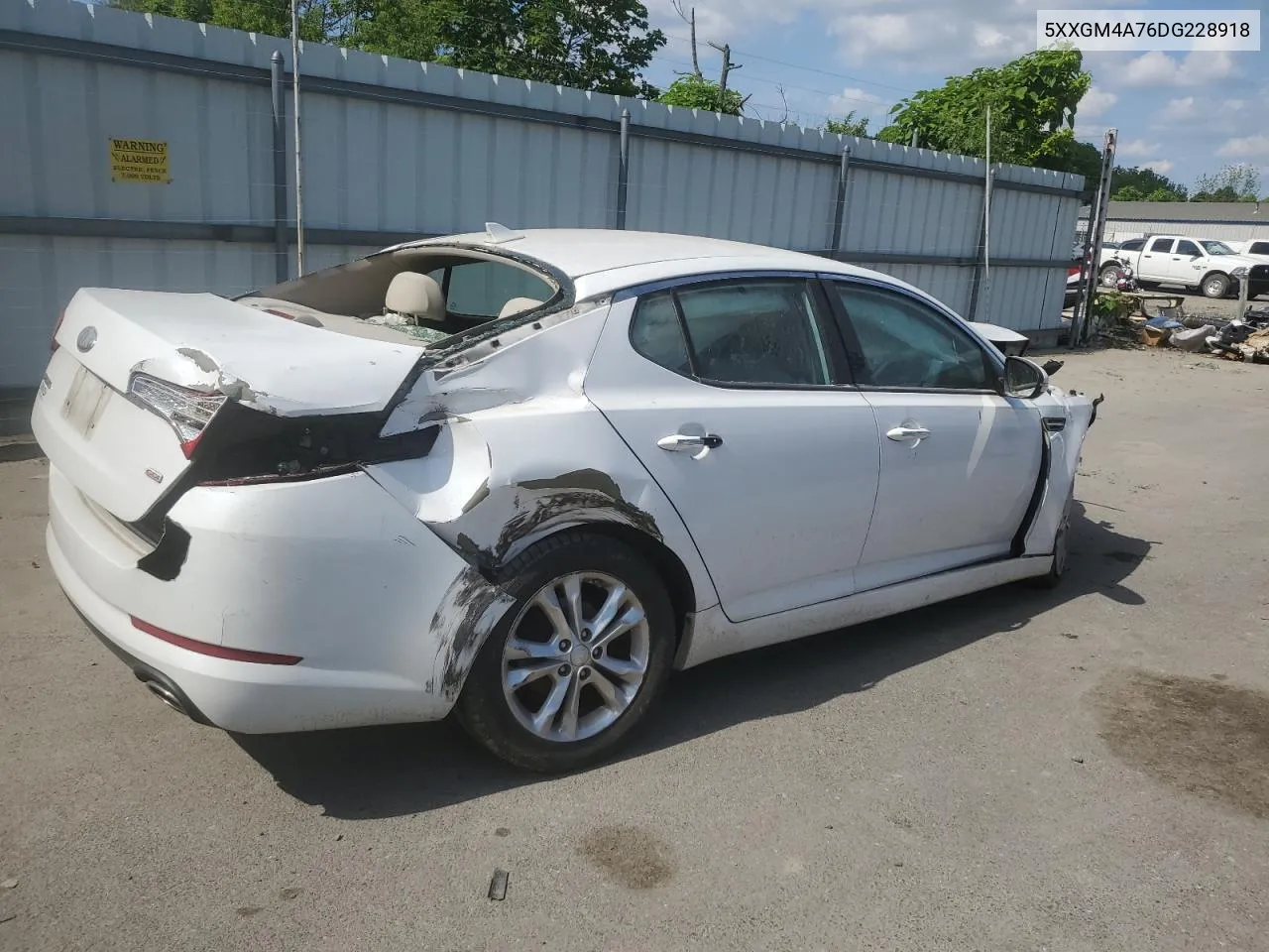 2013 Kia Optima Lx VIN: 5XXGM4A76DG228918 Lot: 55839734