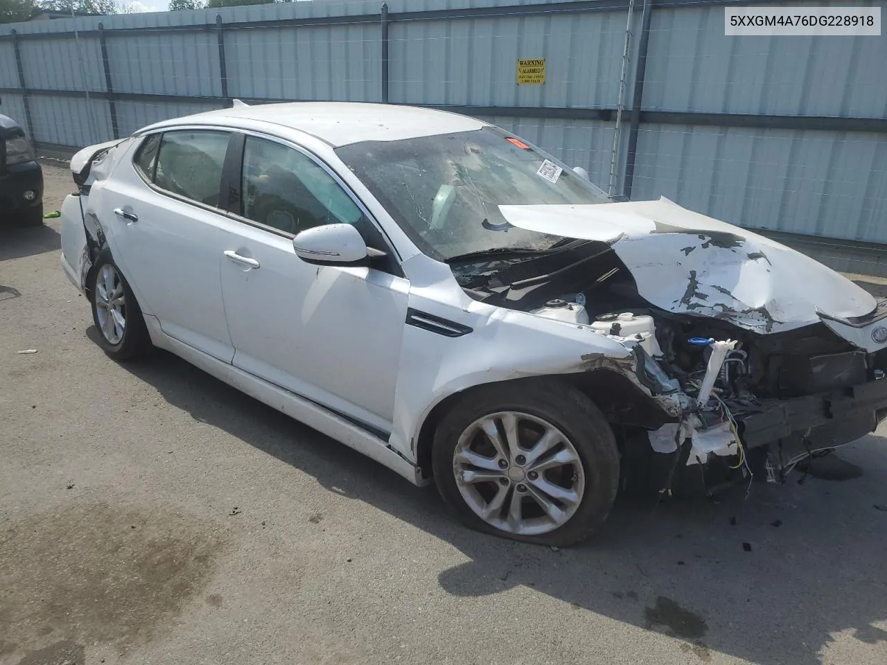 2013 Kia Optima Lx VIN: 5XXGM4A76DG228918 Lot: 55839734