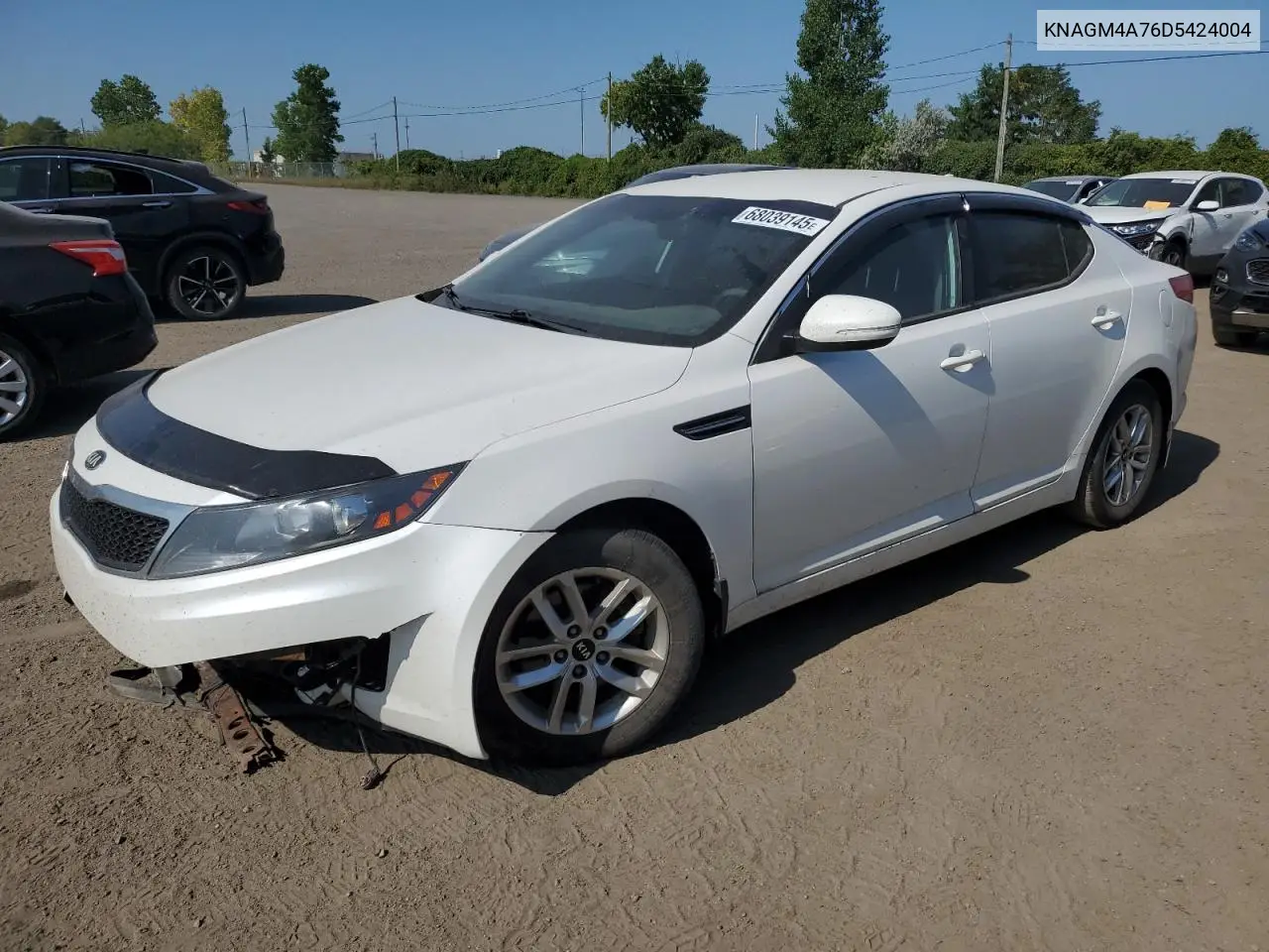 KNAGM4A76D5424004 2013 Kia Optima Lx