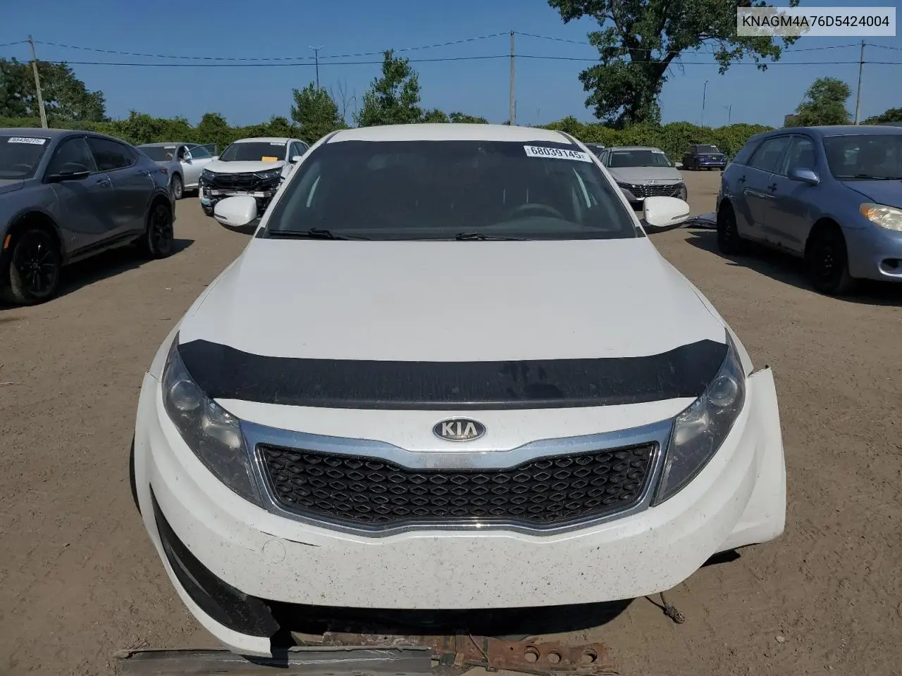 KNAGM4A76D5424004 2013 Kia Optima Lx