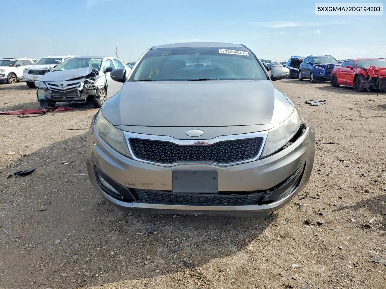 5XXGM4A72DG194203 2013 Kia Optima Lx