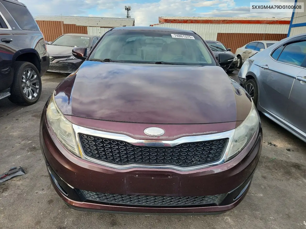 5XXGM4A79DG100608 2013 Kia Optima Lx