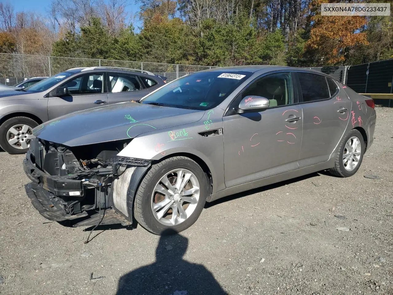 5XXGN4A78DG233437 2013 Kia Optima Ex