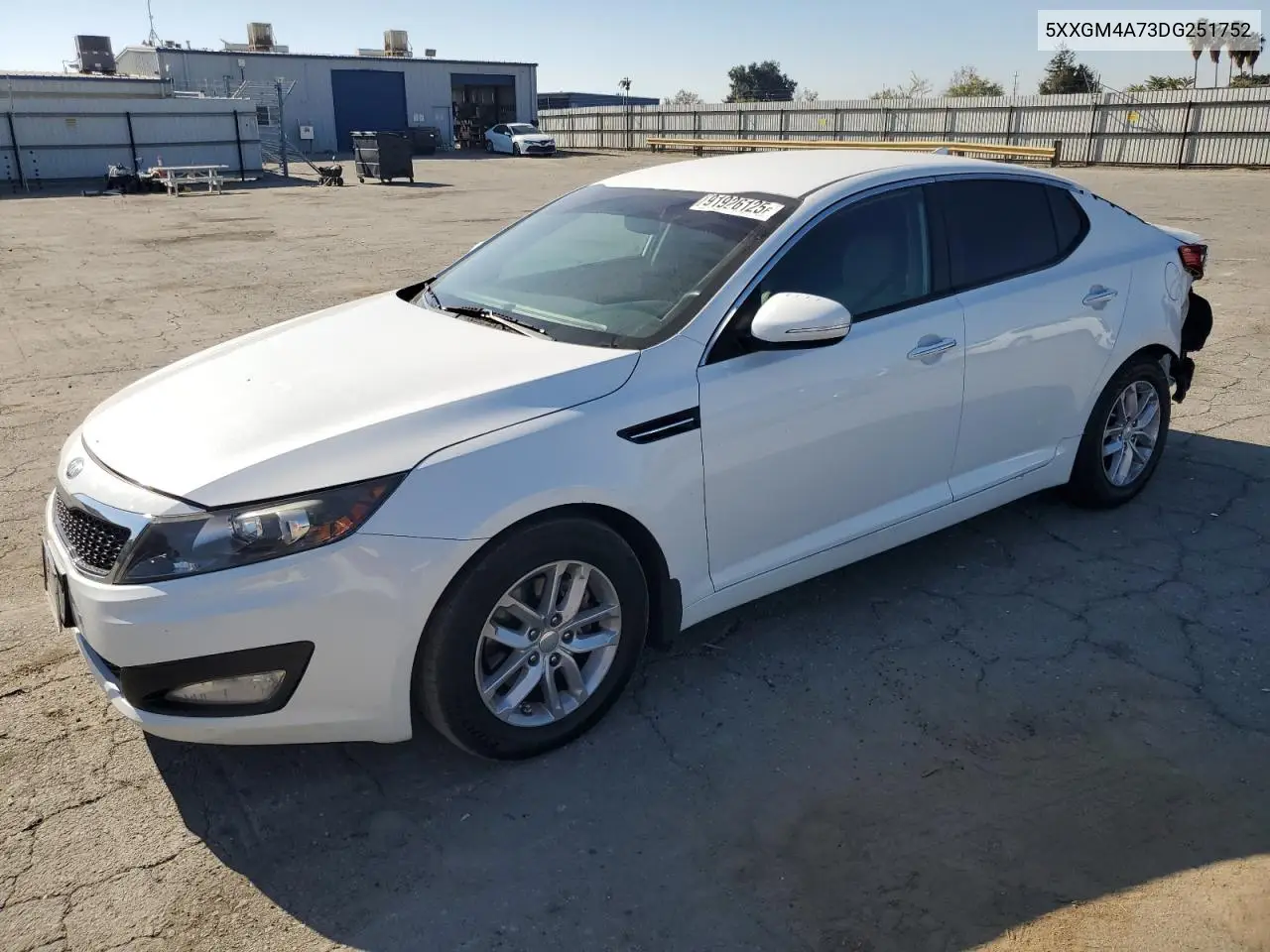 5XXGM4A73DG251752 2013 Kia Optima Lx