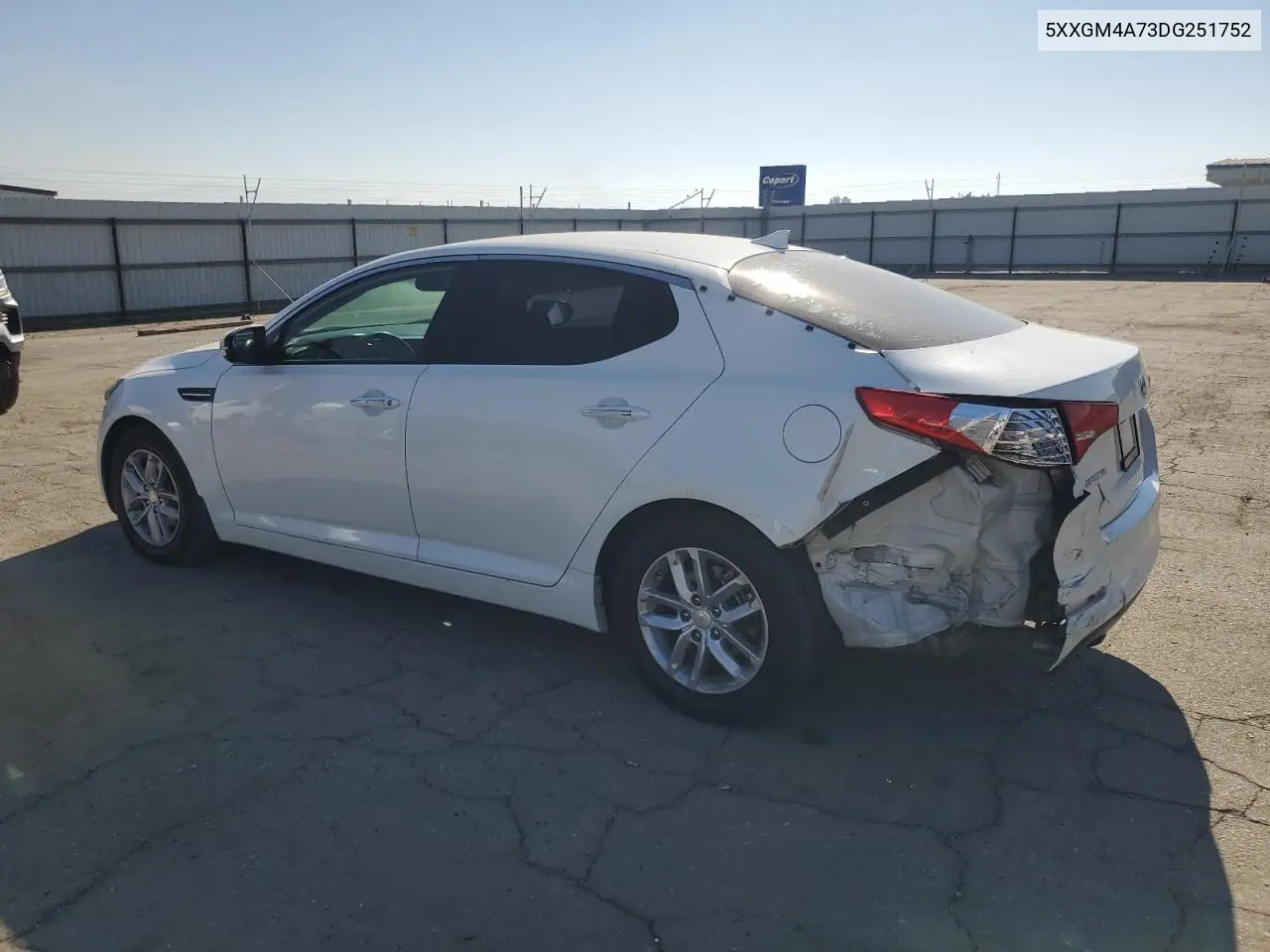 5XXGM4A73DG251752 2013 Kia Optima Lx