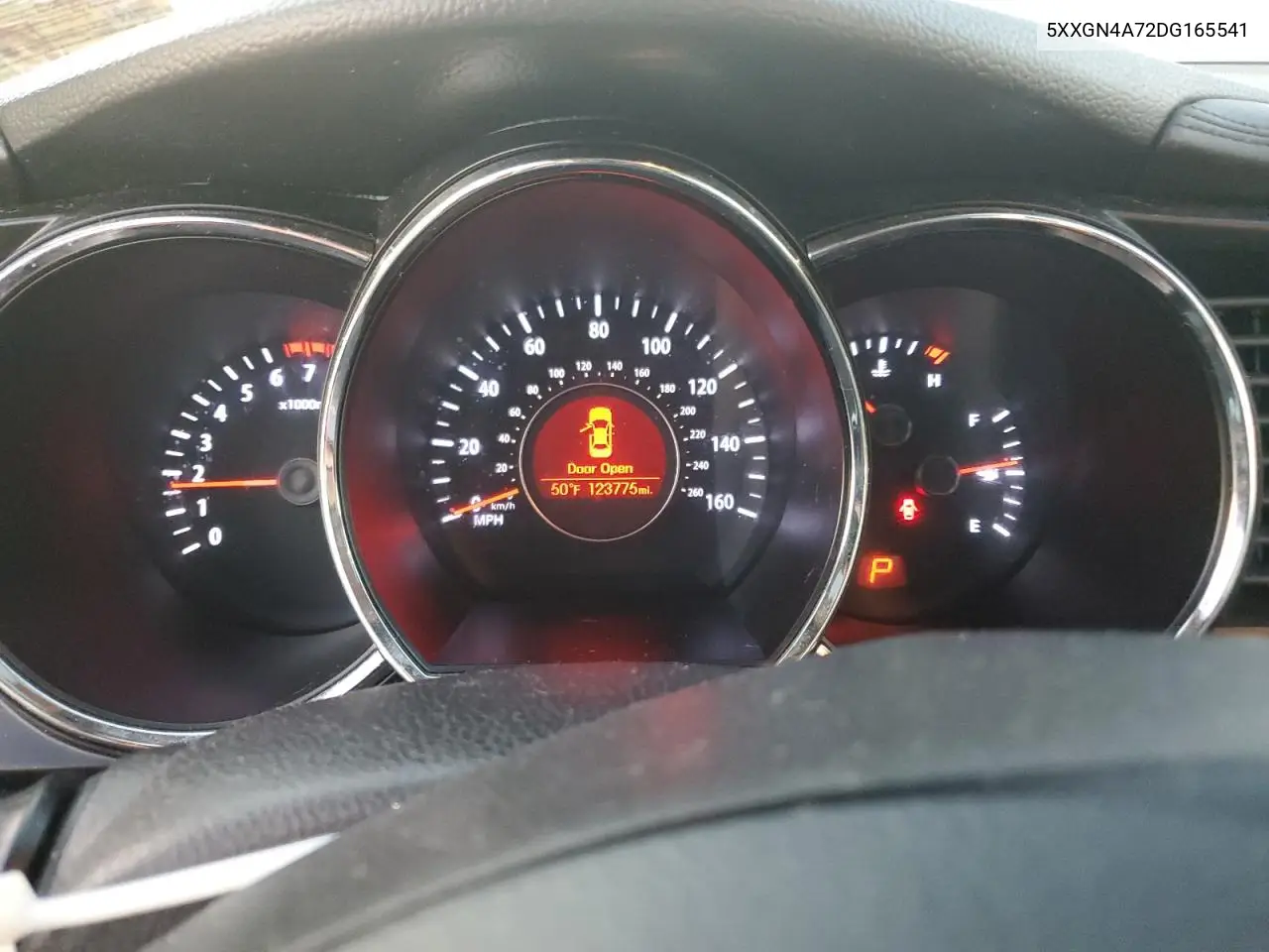 5XXGN4A72DG165541 2013 Kia Optima Ex