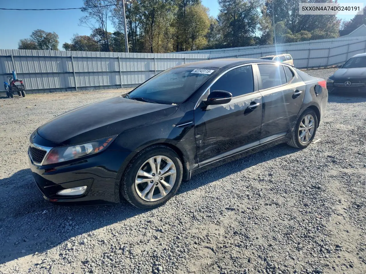 5XXGN4A74DG240191 2013 Kia Optima Ex