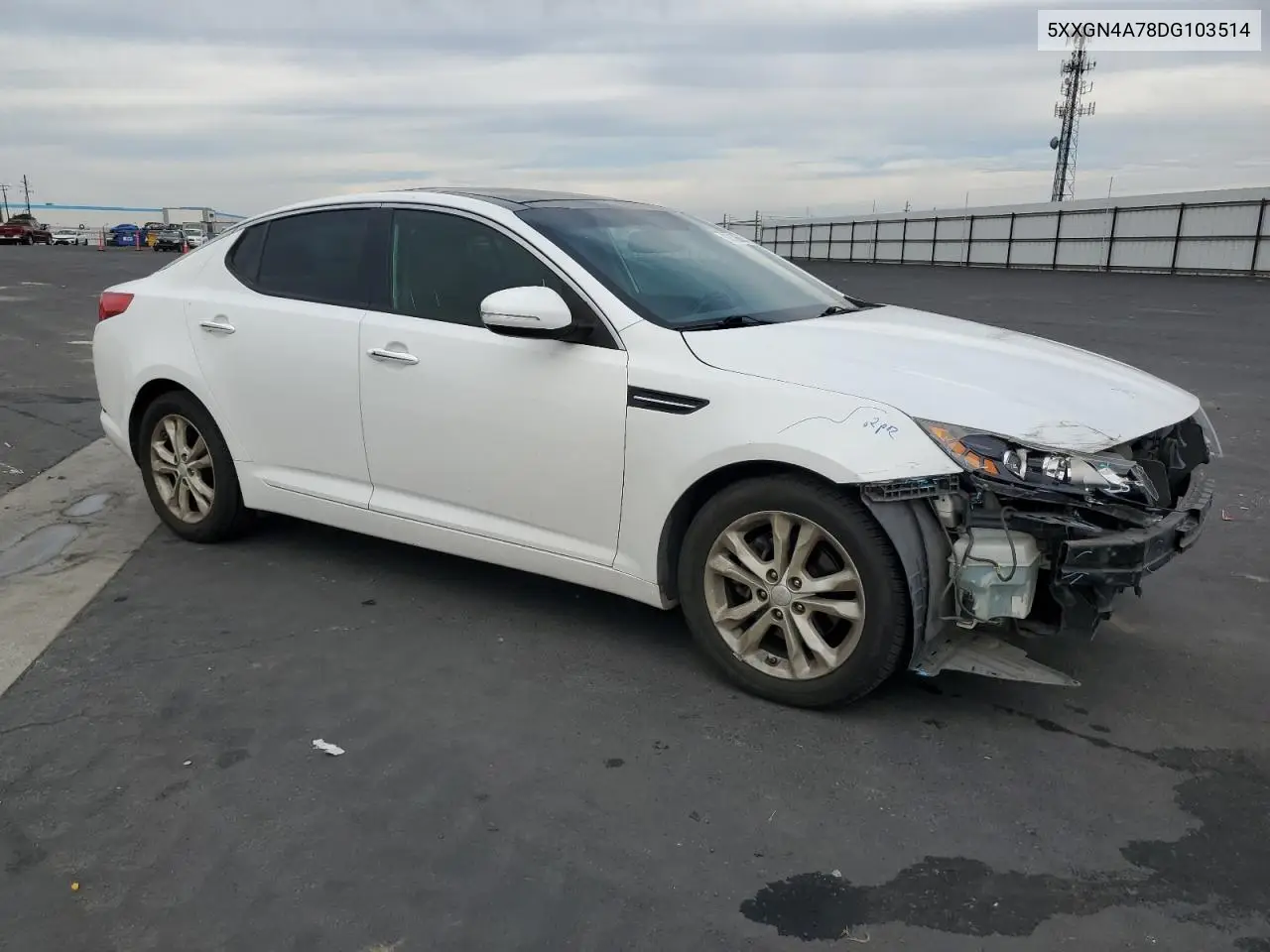 5XXGN4A78DG103514 2013 Kia Optima Ex