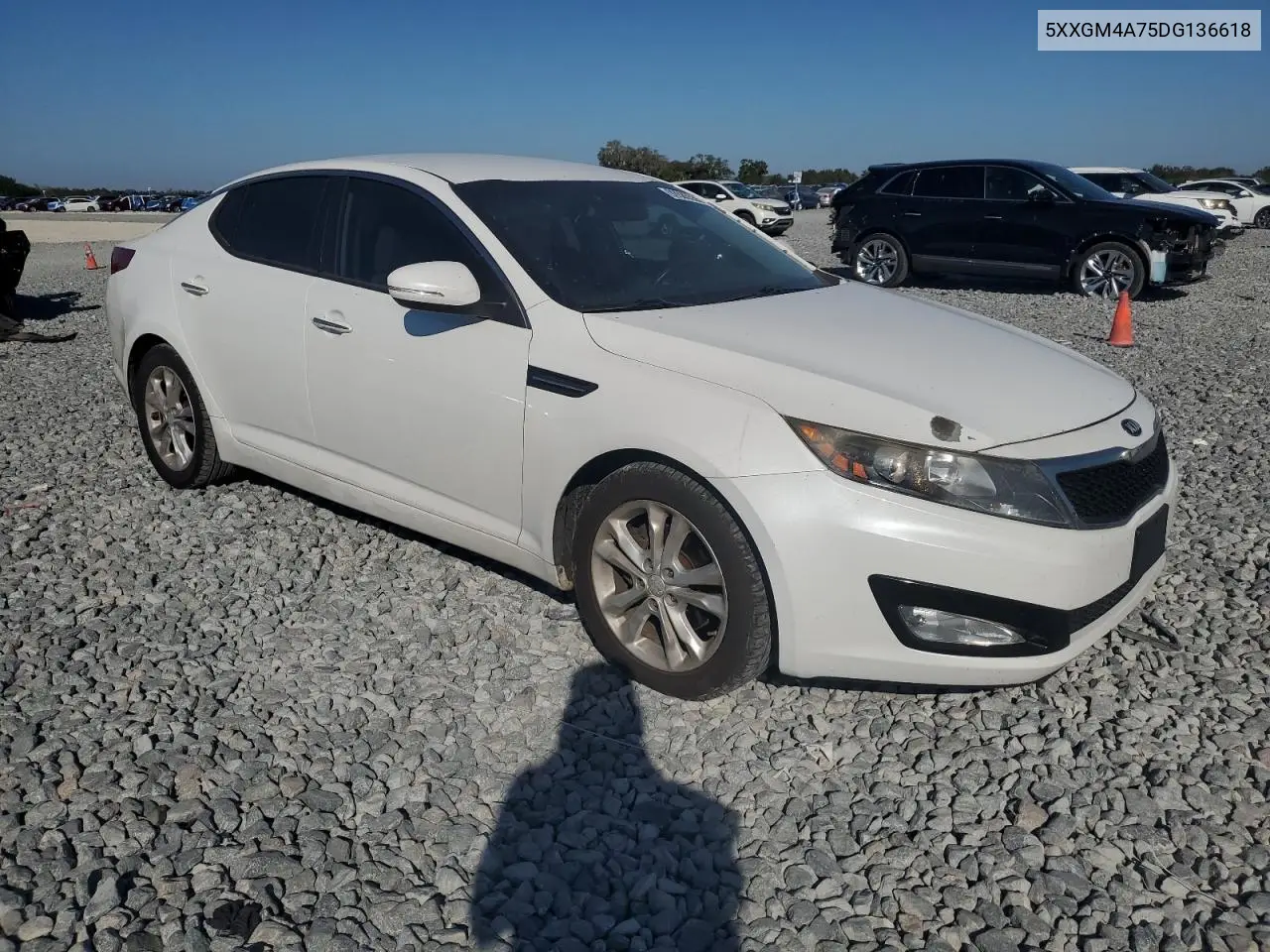 5XXGM4A75DG136618 2013 Kia Optima Lx