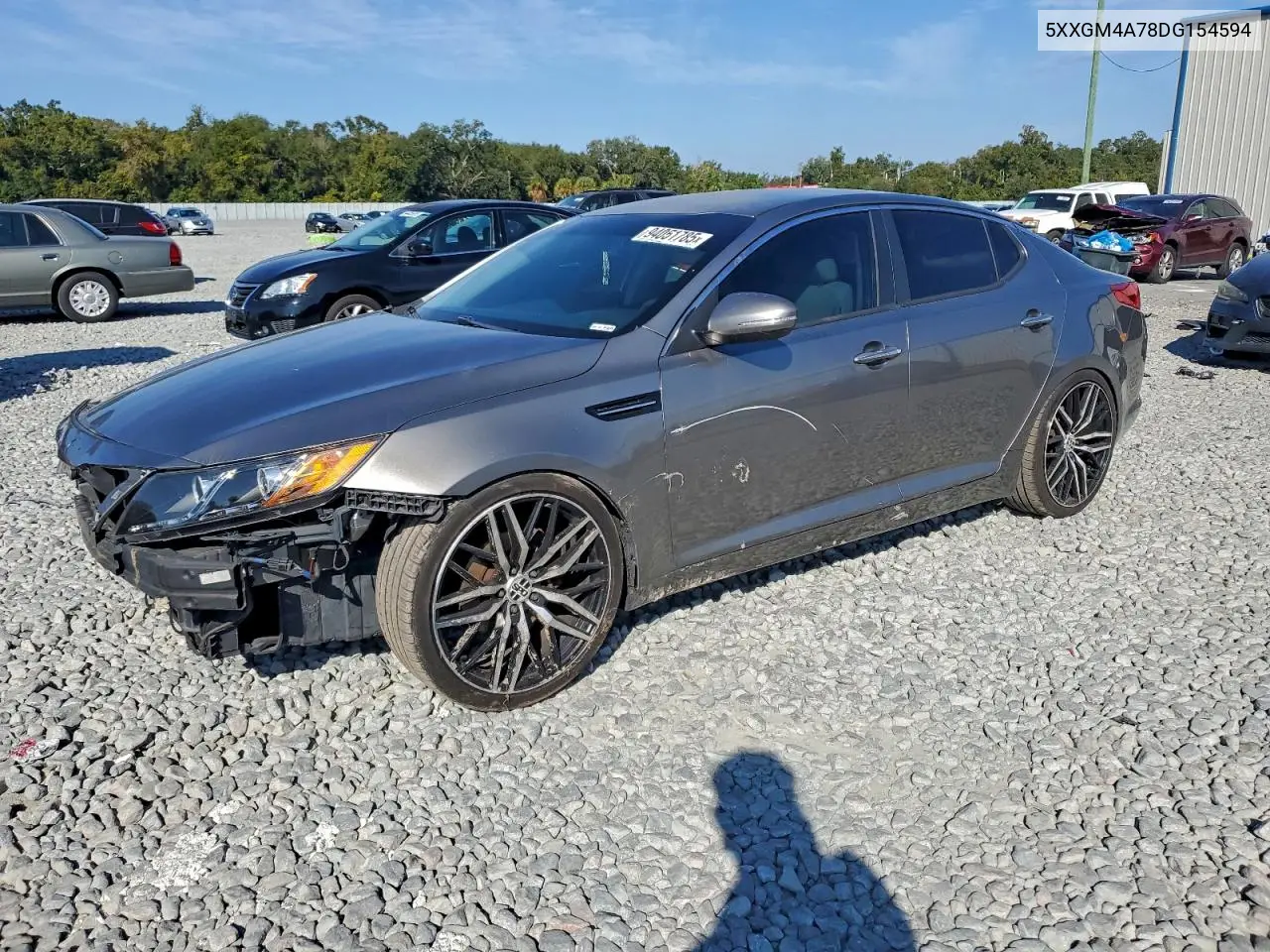 5XXGM4A78DG154594 2013 Kia Optima Lx