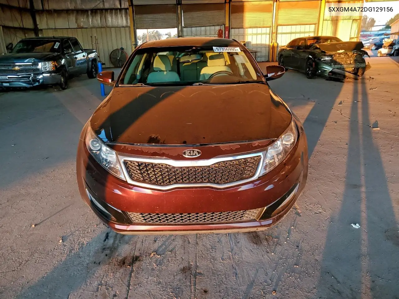 5XXGM4A72DG129156 2013 Kia Optima Lx