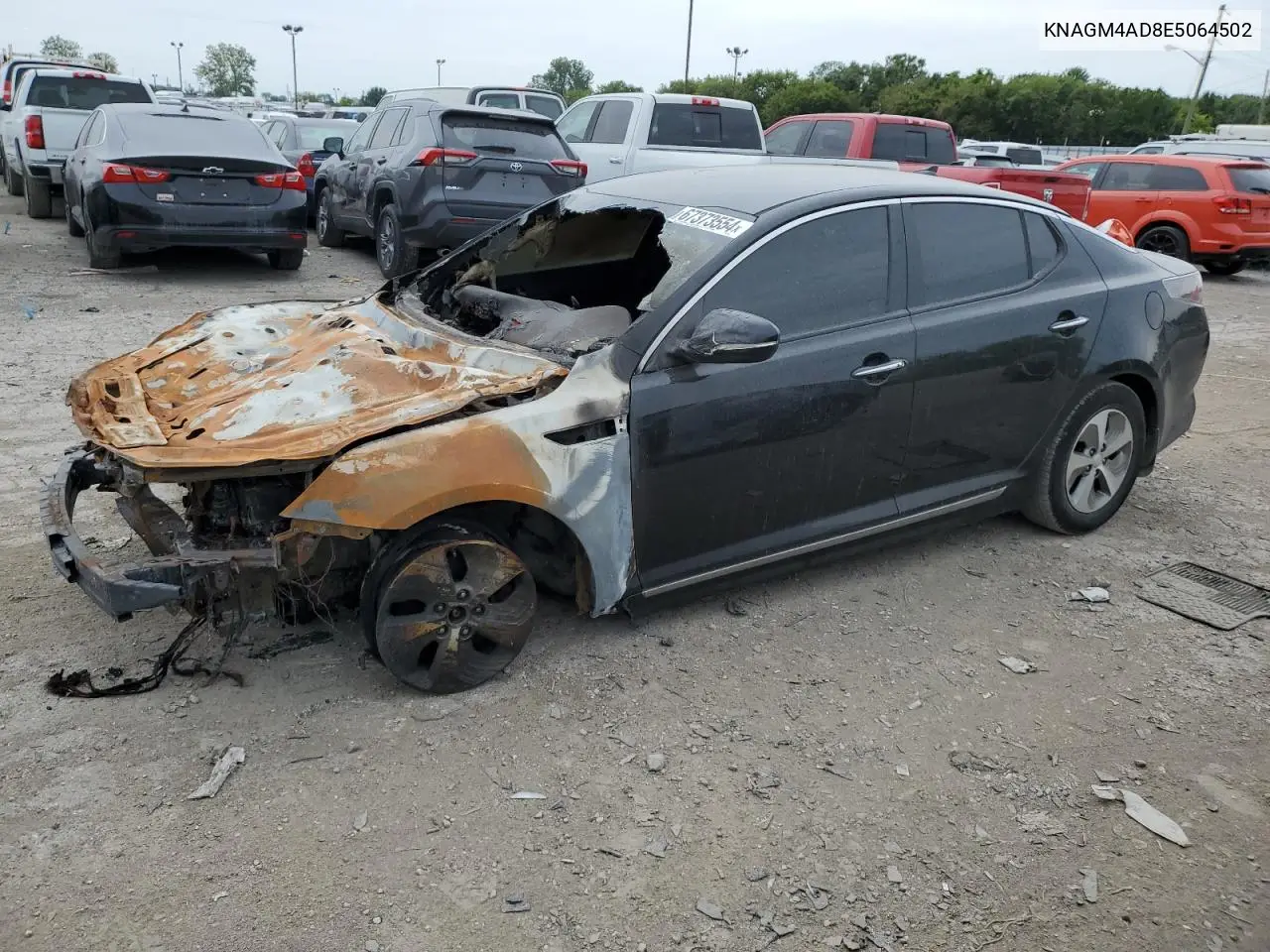 KNAGM4AD8E5064502 2014 Kia Optima Hybrid