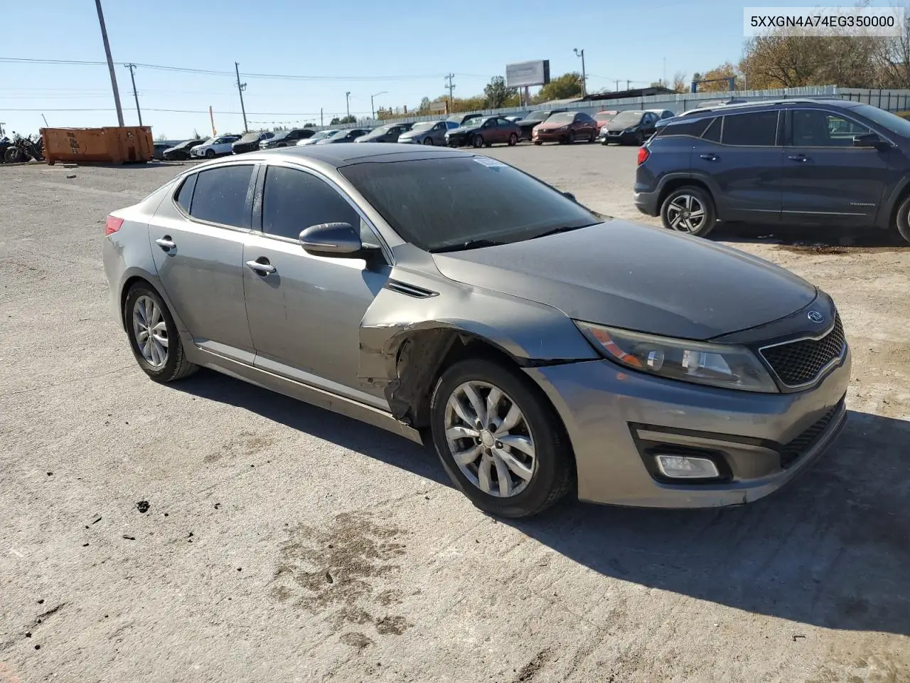 5XXGN4A74EG350000 2014 Kia Optima Ex