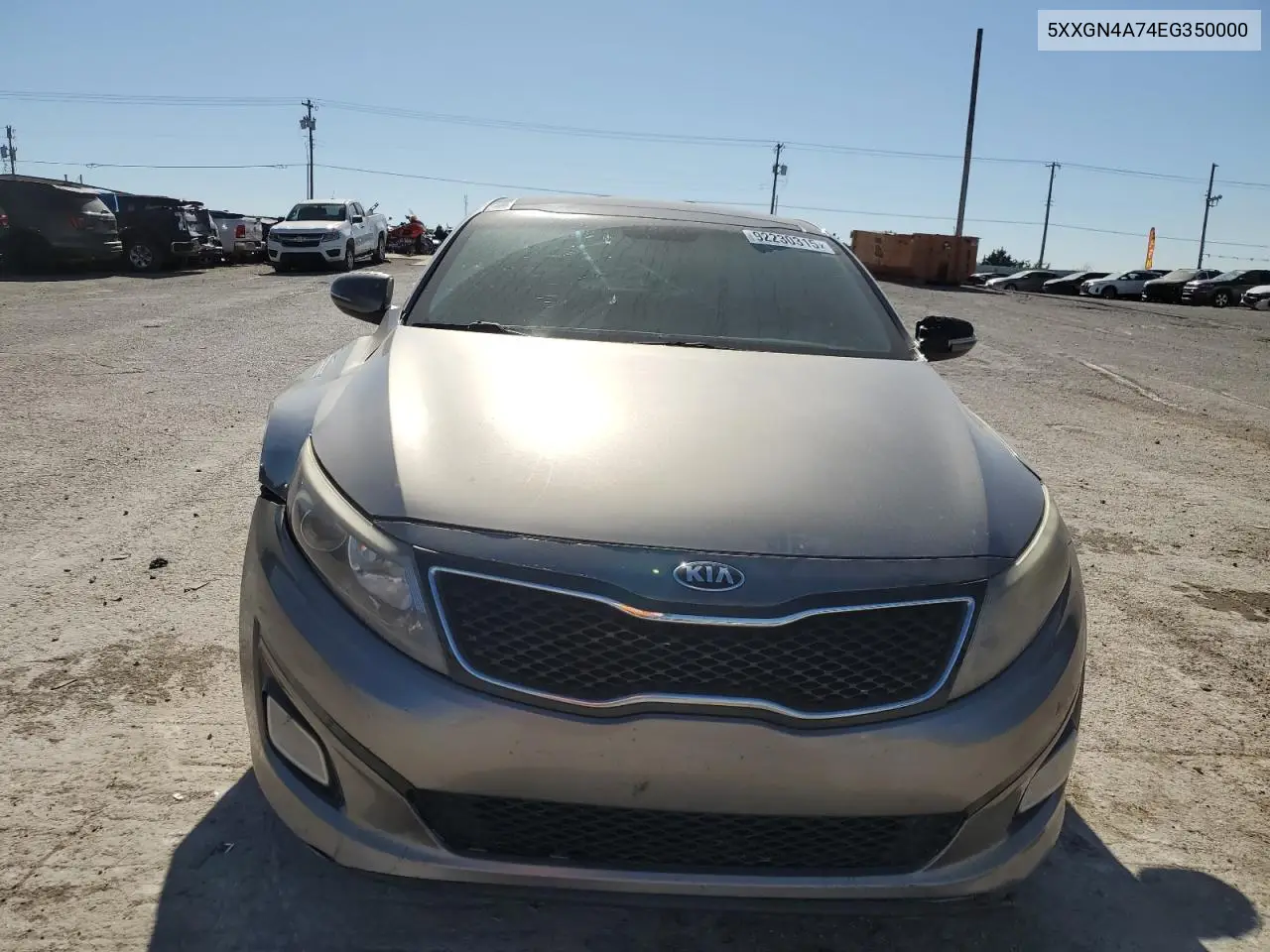 5XXGN4A74EG350000 2014 Kia Optima Ex