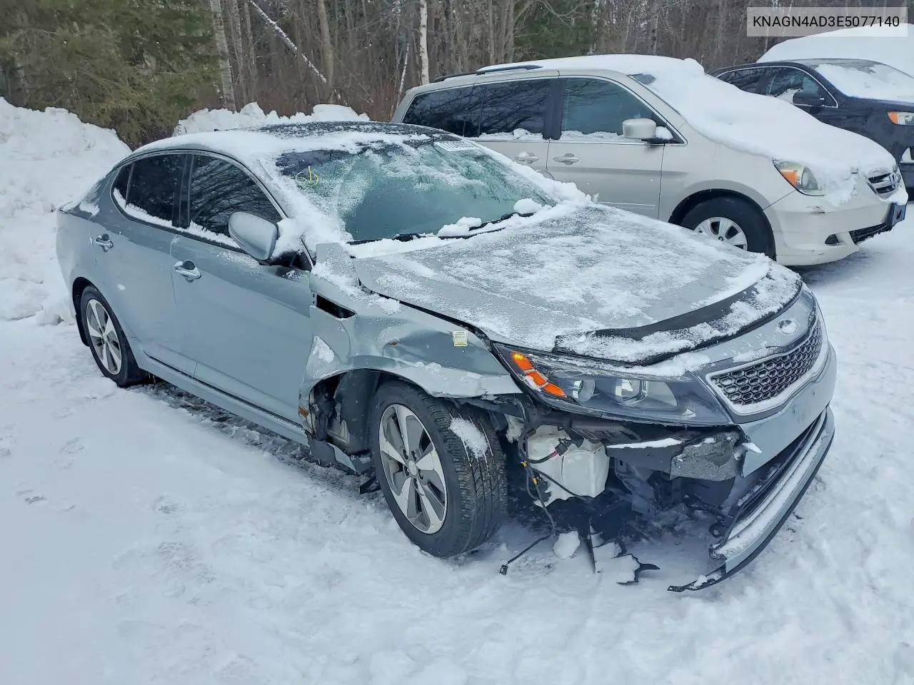KNAGN4AD3E5077140 2014 Kia Optima Hybrid Ex