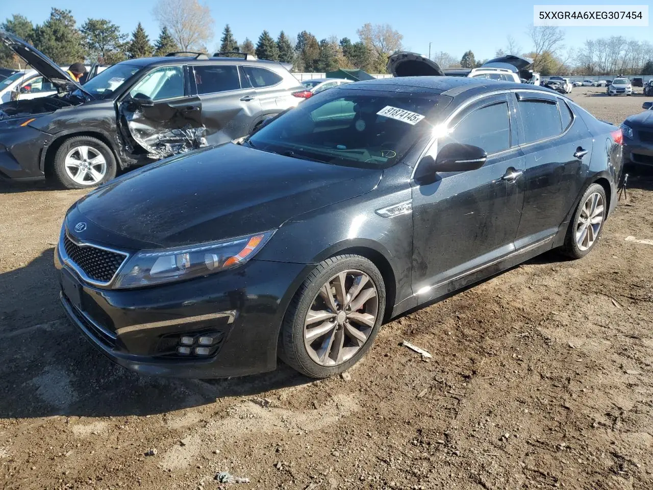 5XXGR4A6XEG307454 2014 Kia Optima Sx