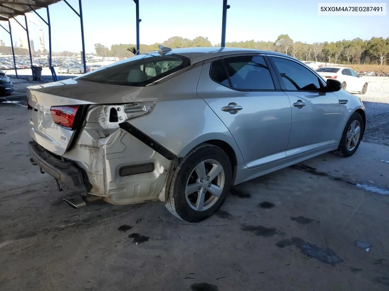 5XXGM4A73EG287491 2014 Kia Optima Lx
