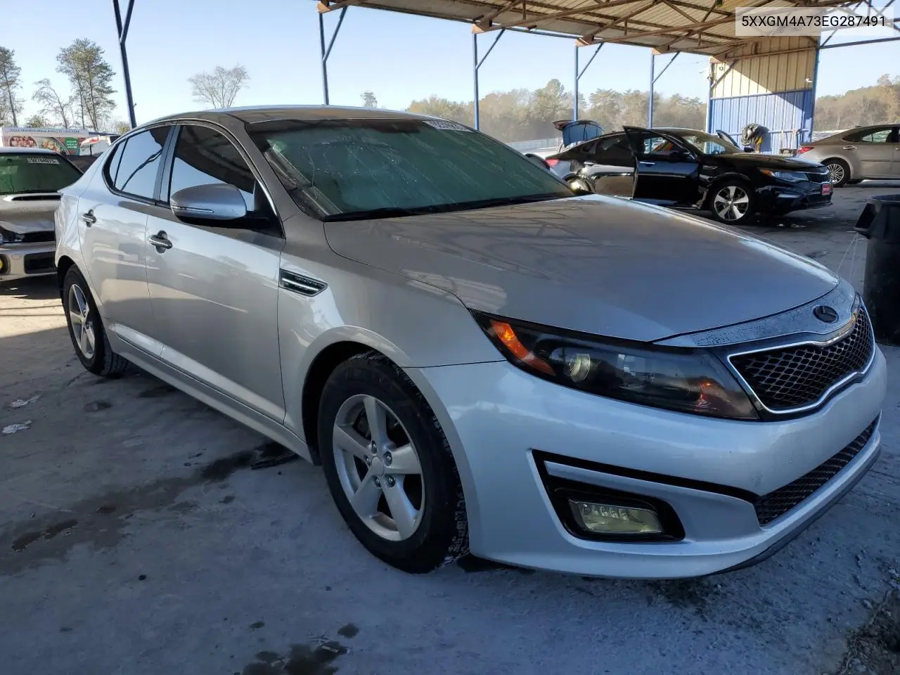 5XXGM4A73EG287491 2014 Kia Optima Lx