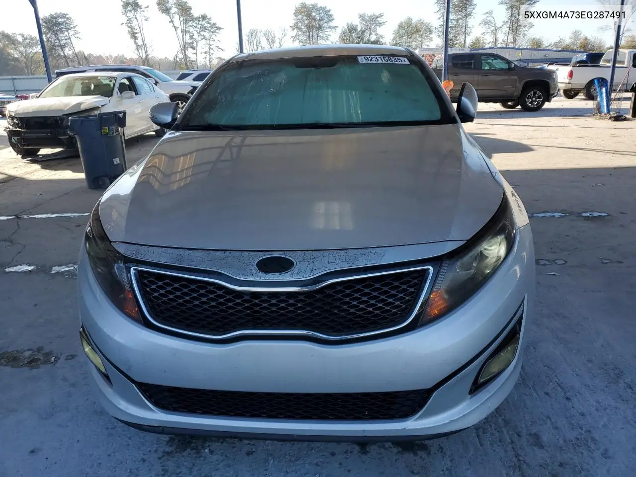 5XXGM4A73EG287491 2014 Kia Optima Lx