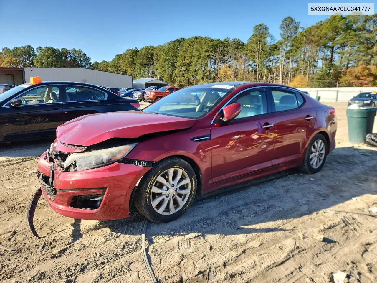 5XXGN4A70EG341777 2014 Kia Optima Ex