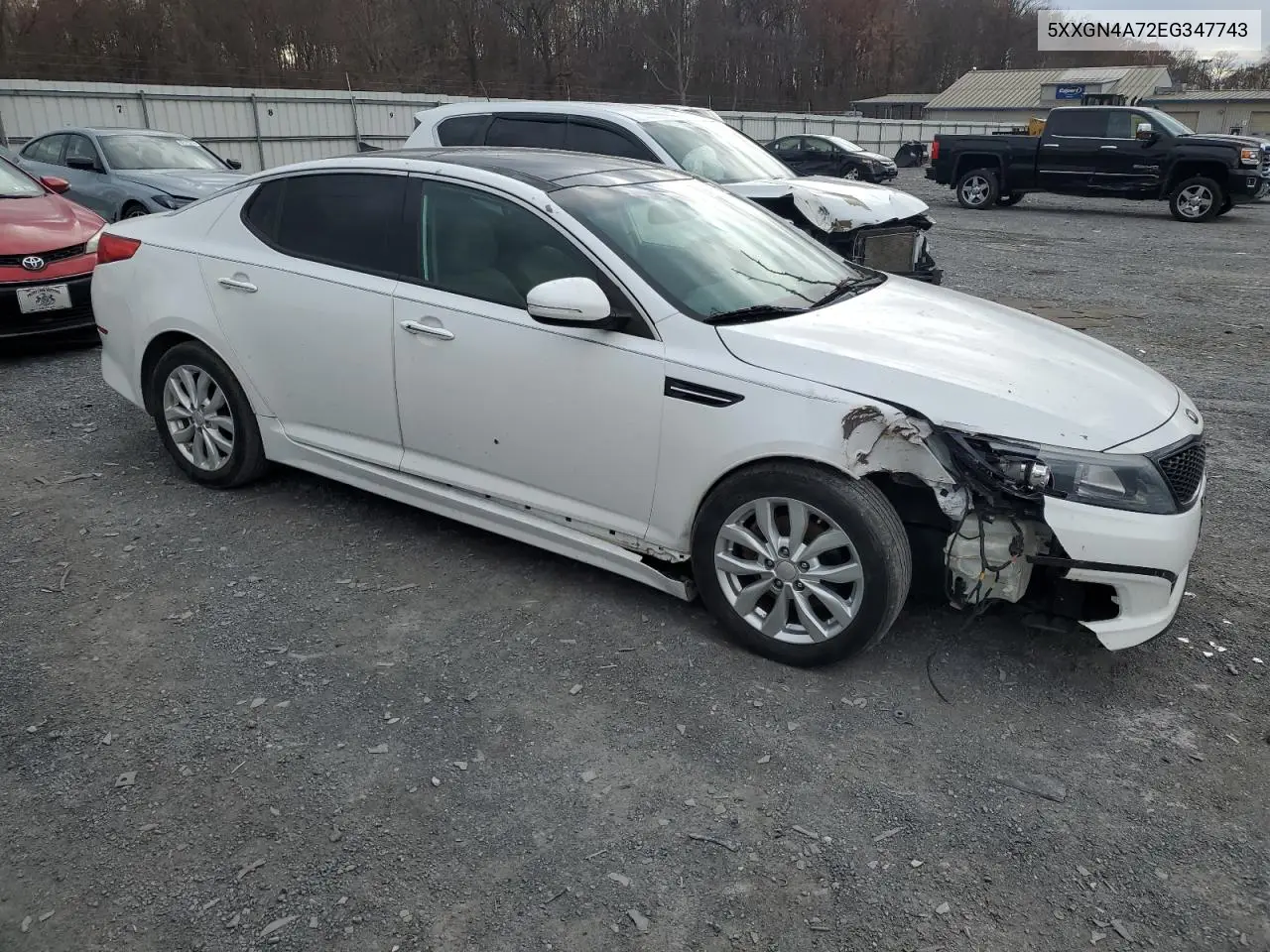 5XXGN4A72EG347743 2014 Kia Optima Ex