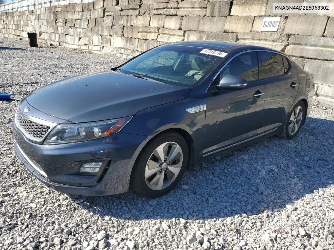 KNAGN4AD2E5068302 2014 Kia Optima Hybrid