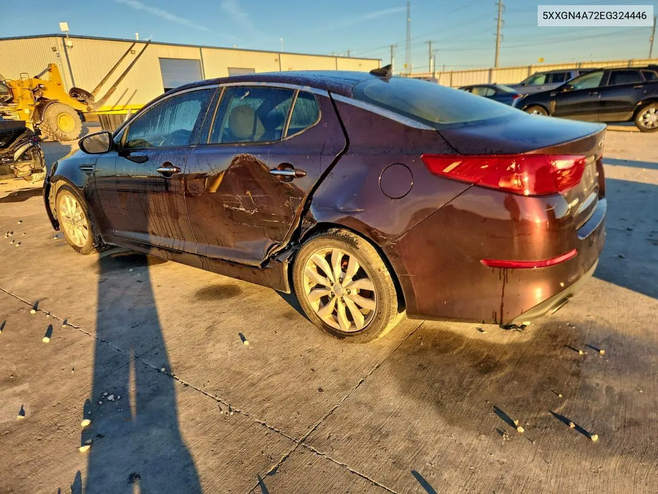 5XXGN4A72EG324446 2014 Kia Optima Ex