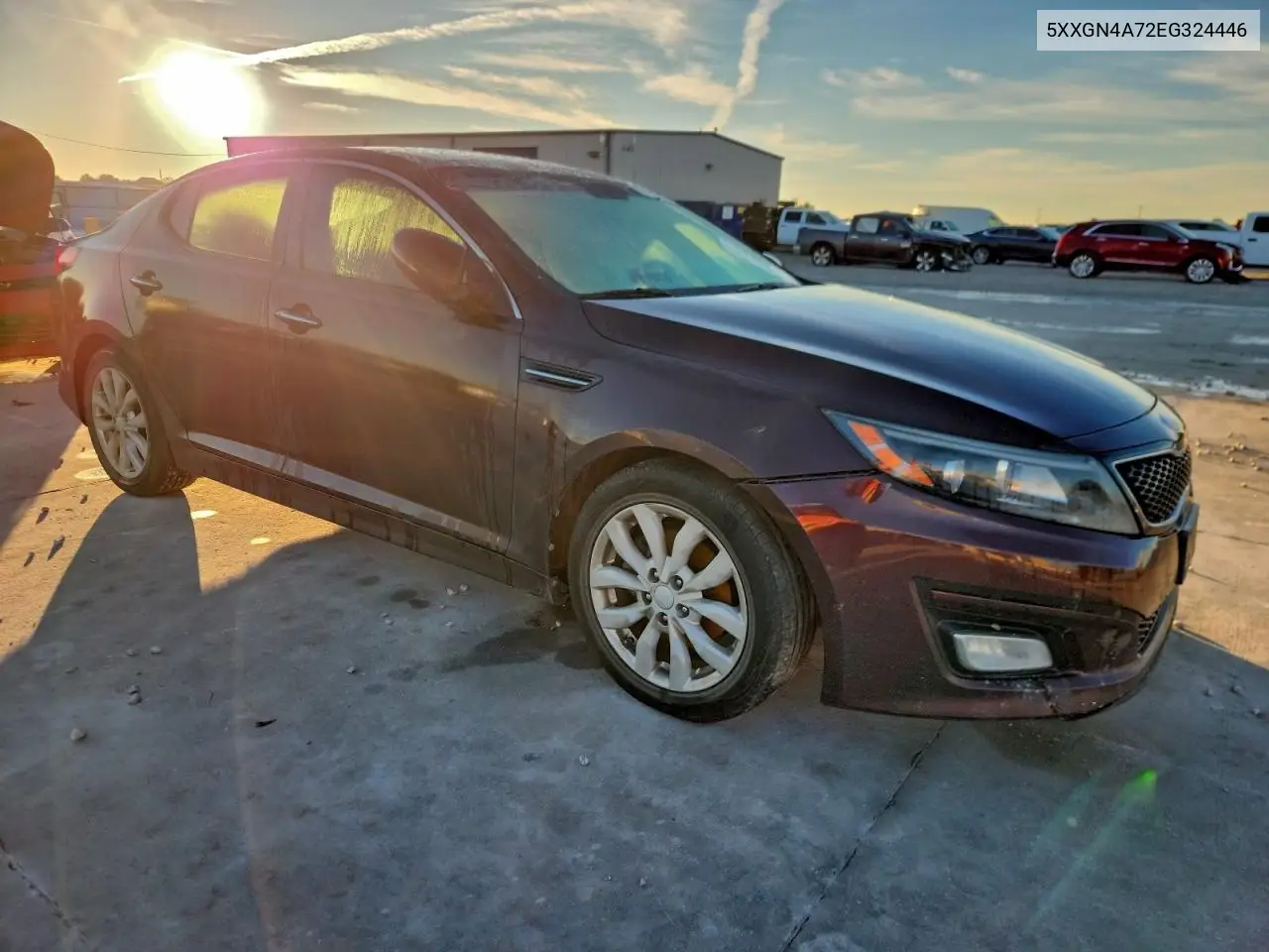 5XXGN4A72EG324446 2014 Kia Optima Ex