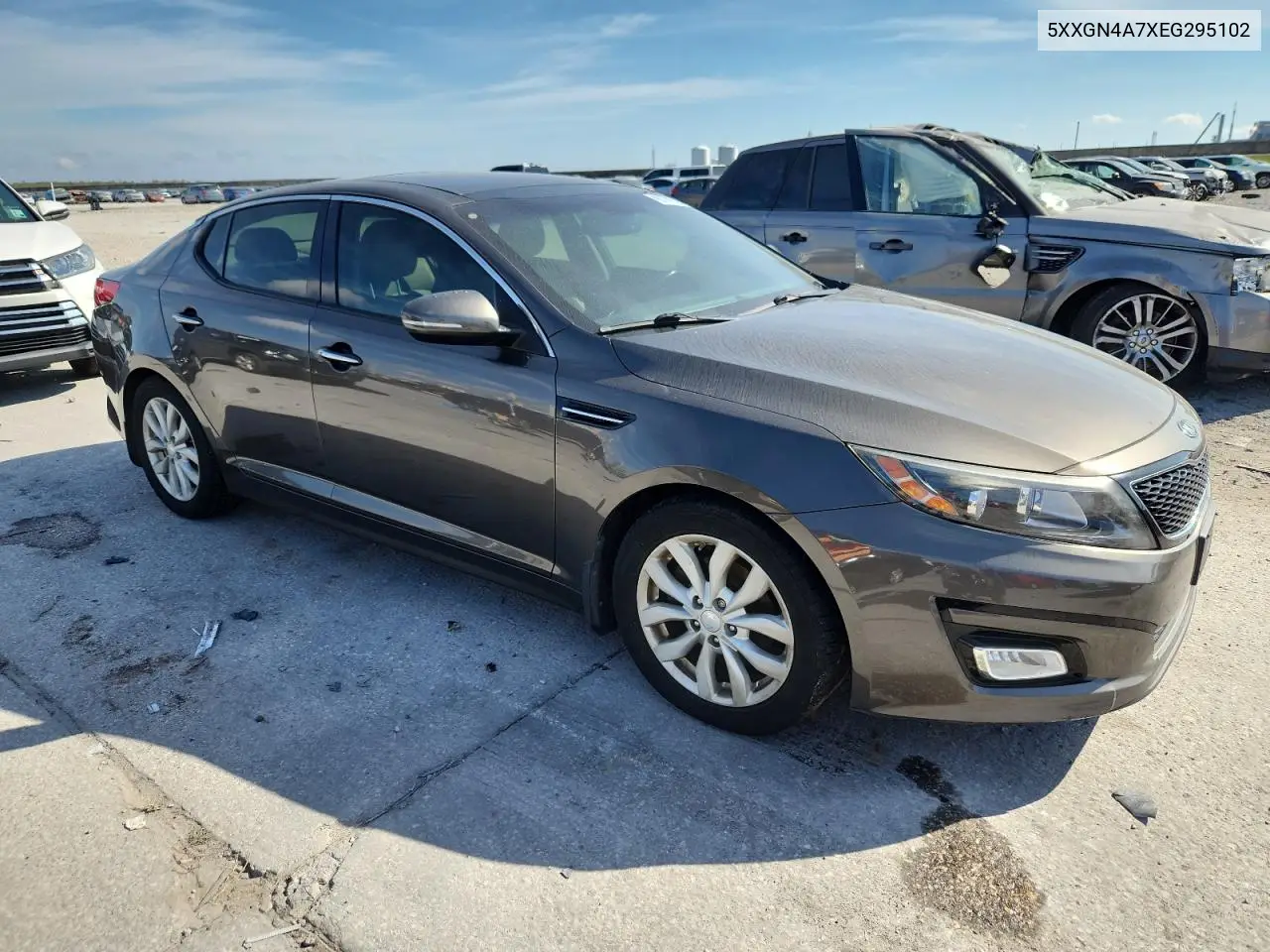5XXGN4A7XEG295102 2014 Kia Optima Ex
