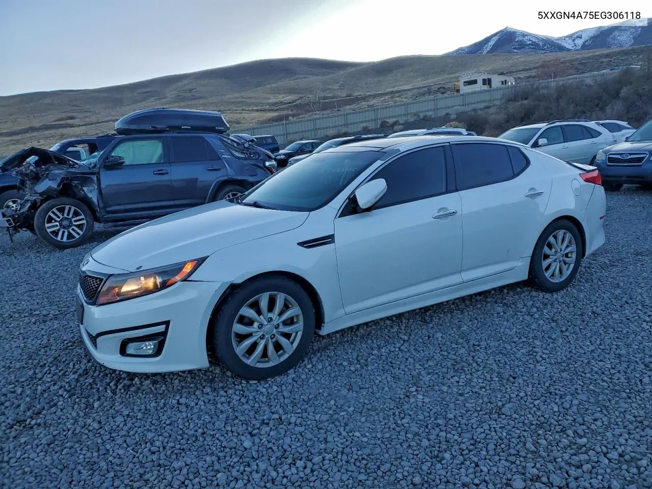 5XXGN4A75EG306118 2014 Kia Optima Ex