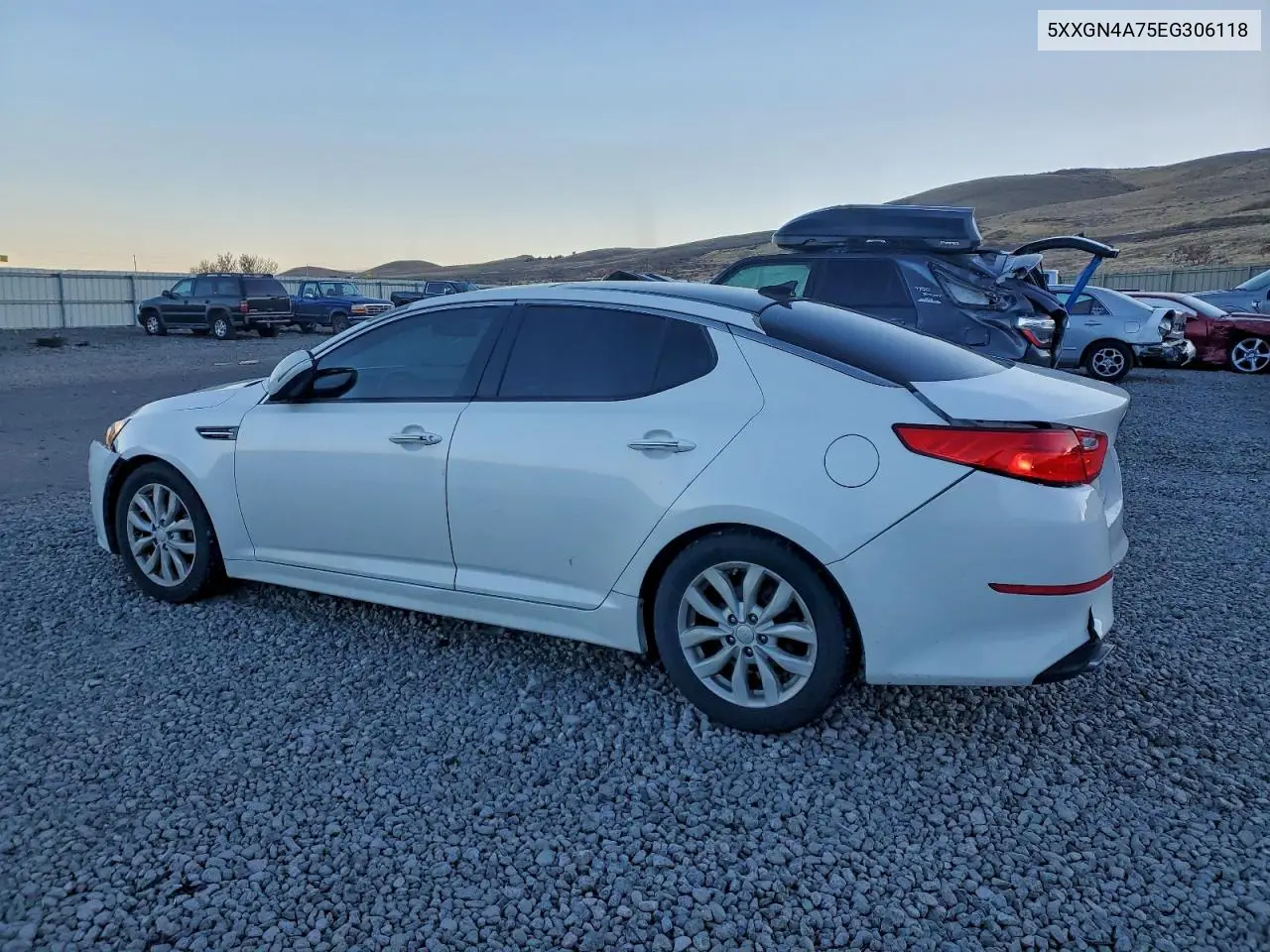 5XXGN4A75EG306118 2014 Kia Optima Ex