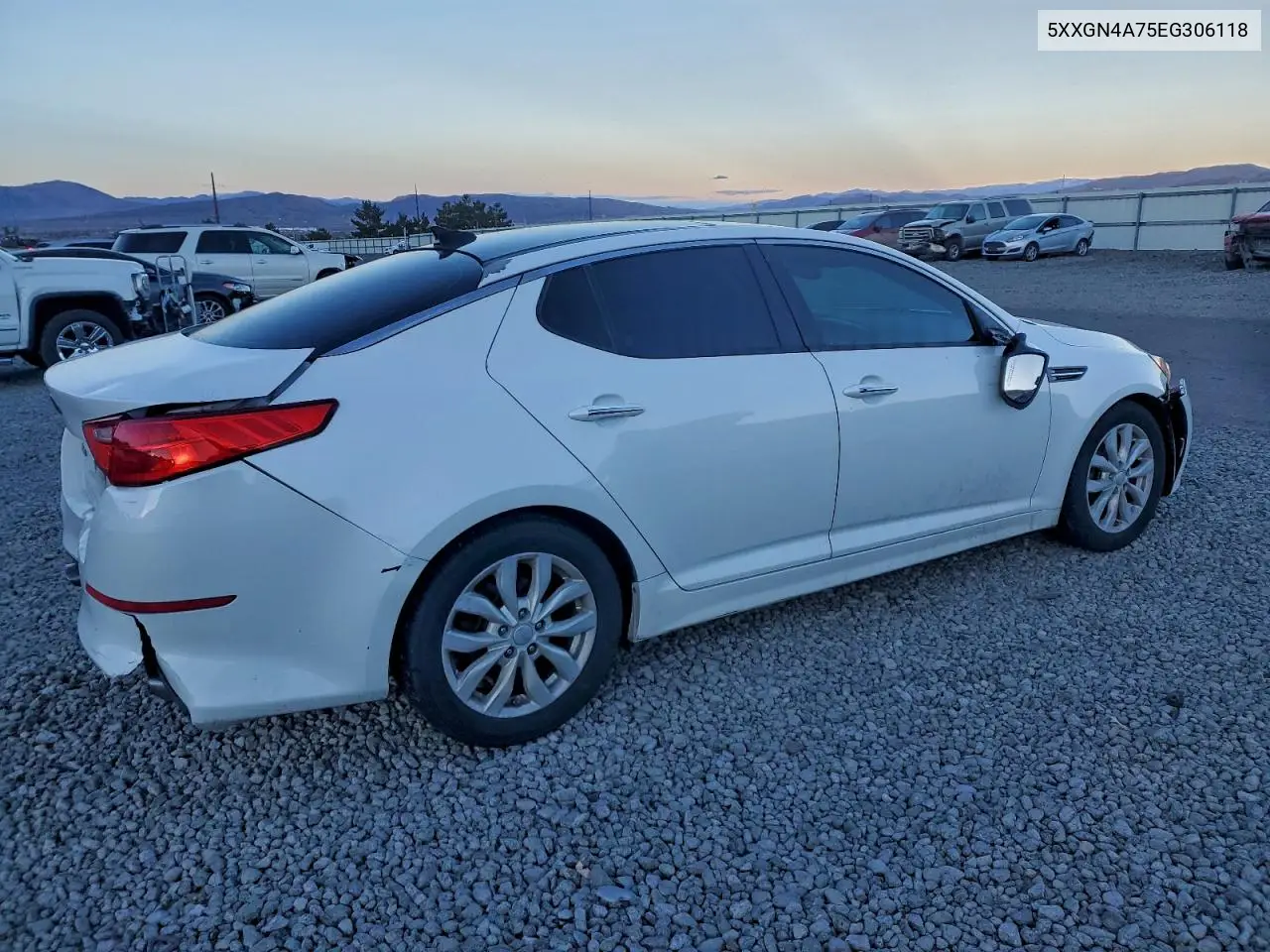 5XXGN4A75EG306118 2014 Kia Optima Ex