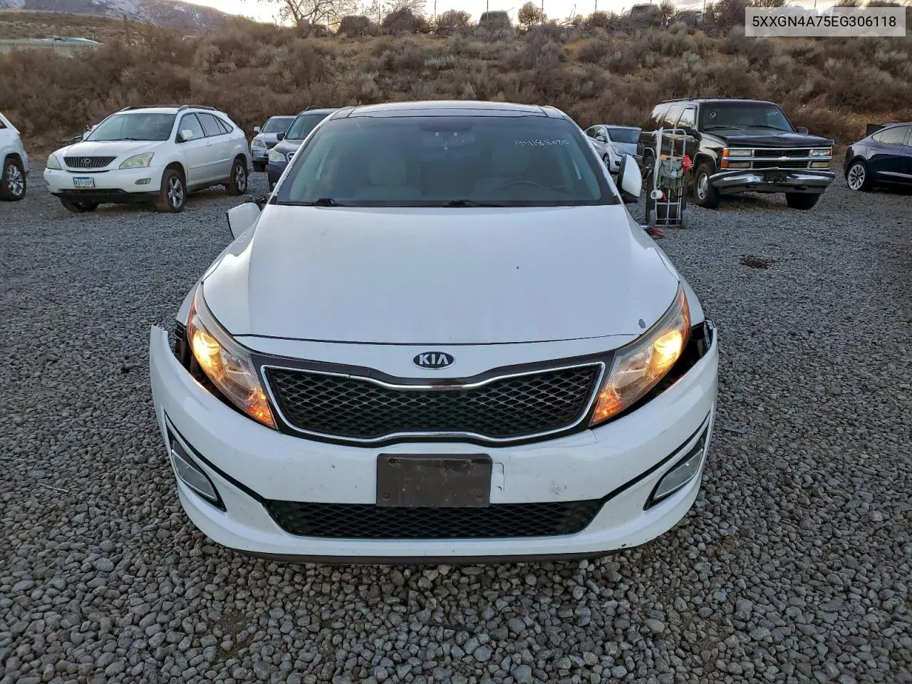 5XXGN4A75EG306118 2014 Kia Optima Ex