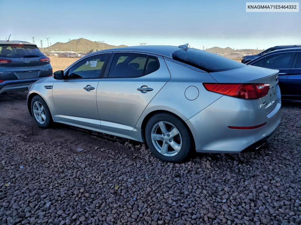 KNAGM4A71E5464332 2014 Kia Optima Lx
