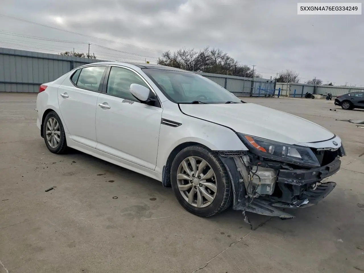 5XXGN4A76EG334249 2014 Kia Optima Ex