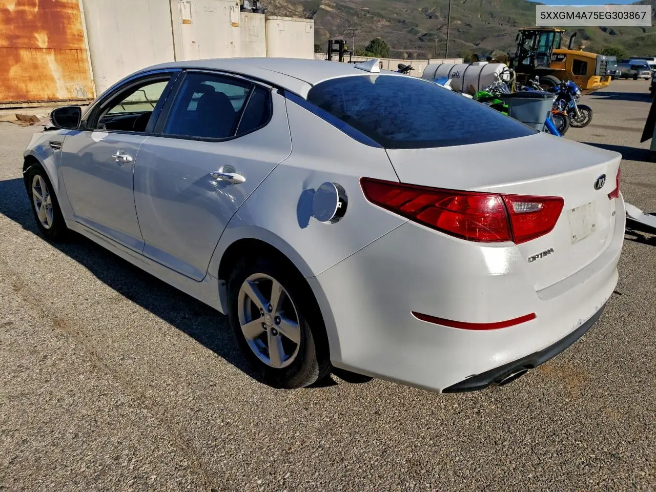 5XXGM4A75EG303867 2014 Kia Optima Lx