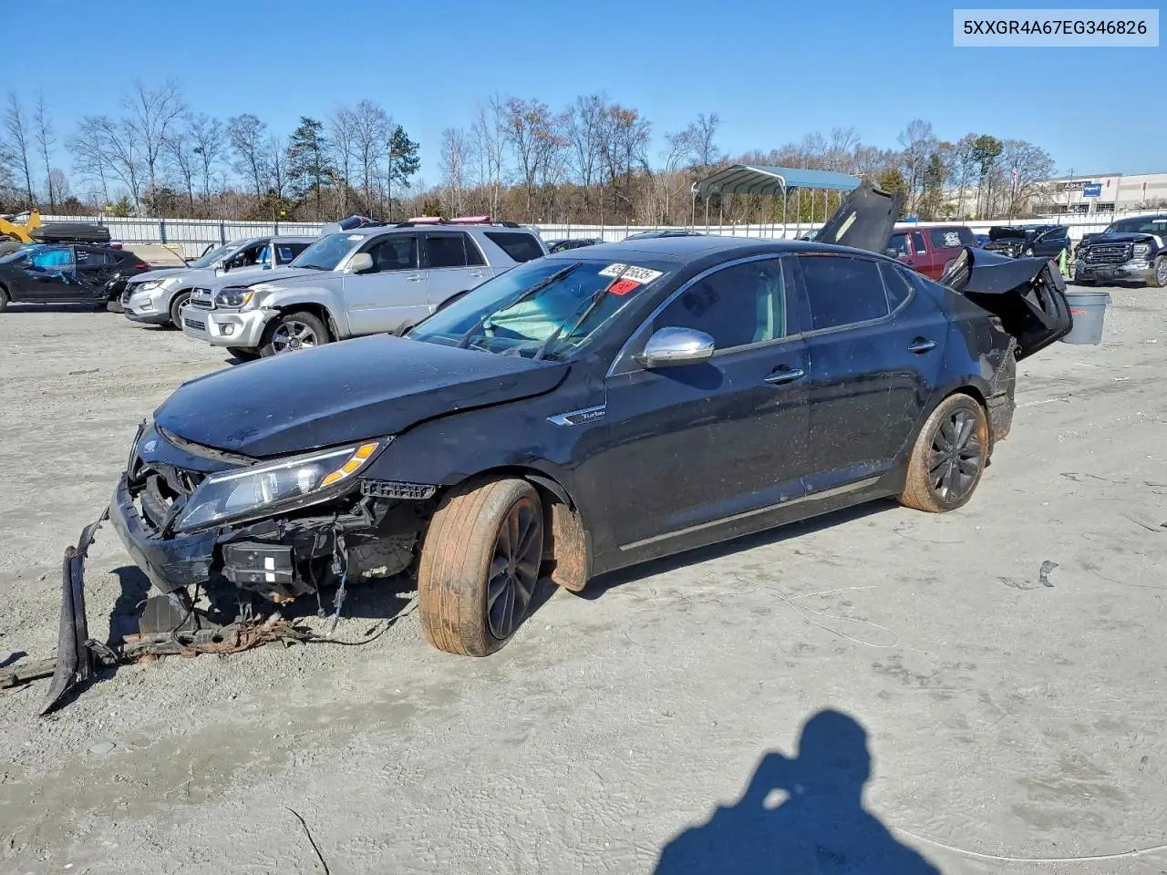 5XXGR4A67EG346826 2014 Kia Optima Sx