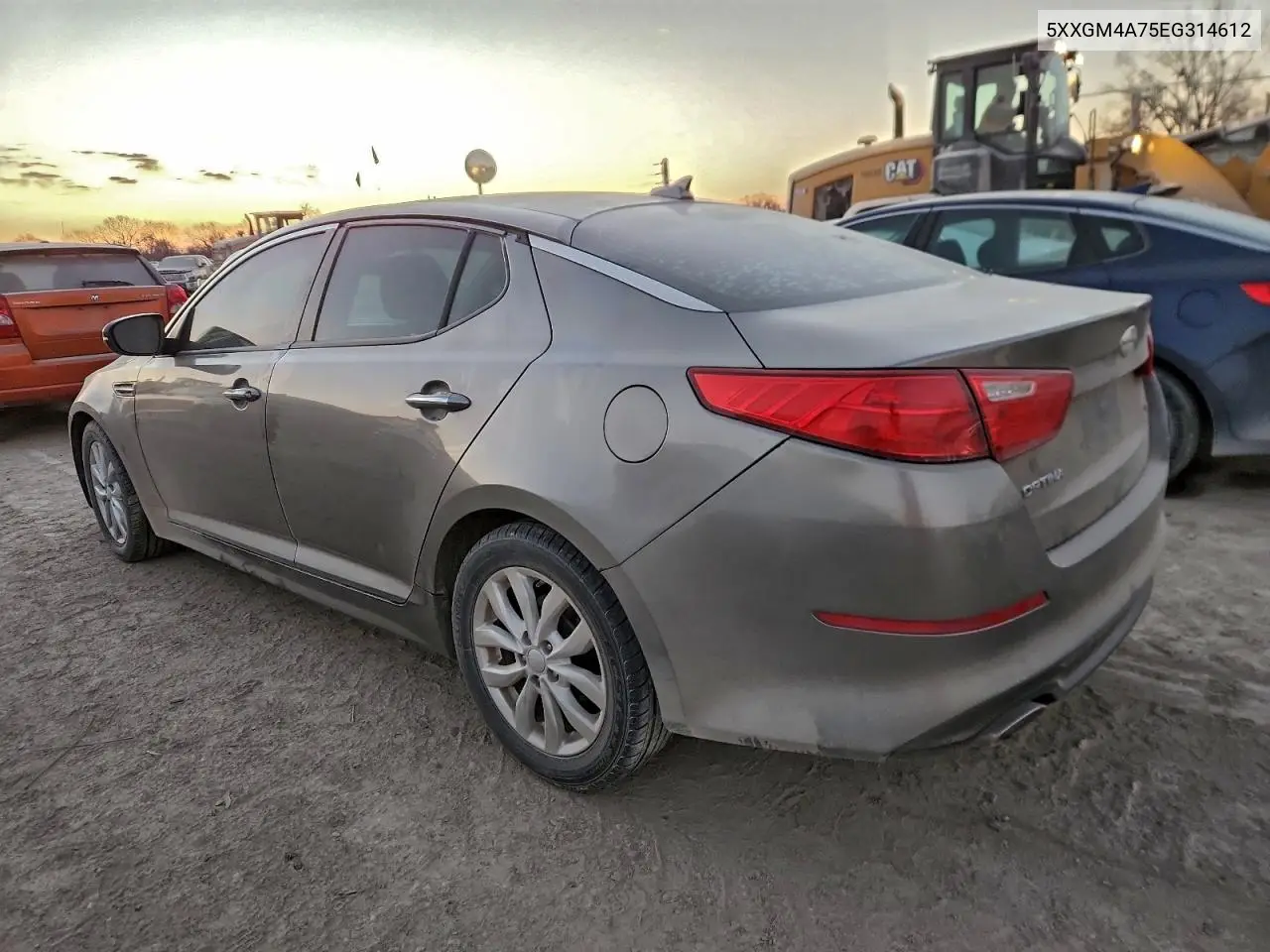 5XXGM4A75EG314612 2014 Kia Optima Lx