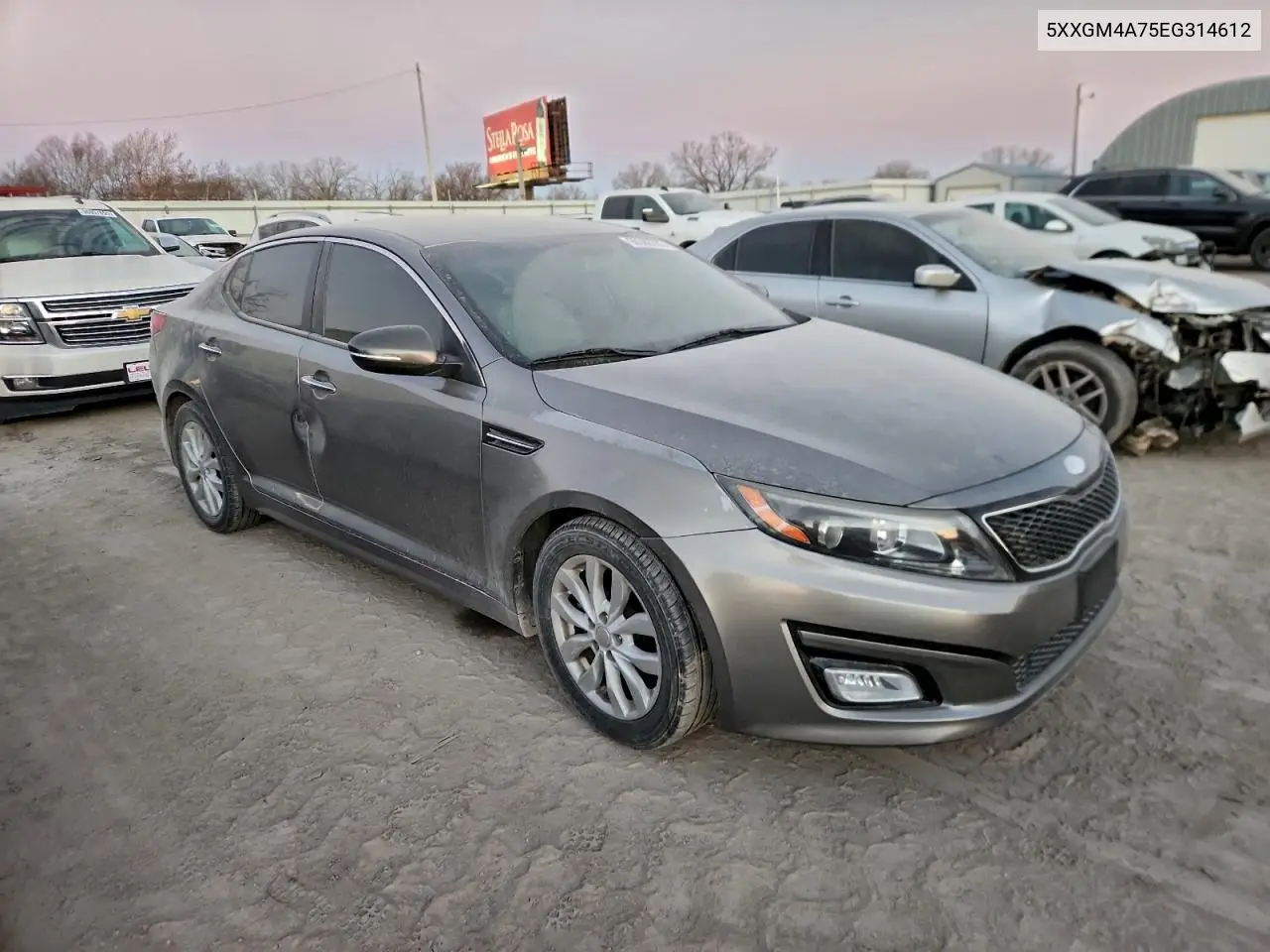 5XXGM4A75EG314612 2014 Kia Optima Lx