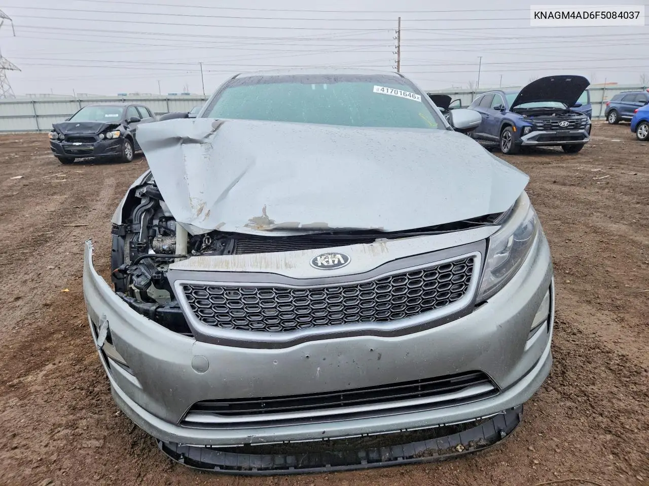 KNAGM4AD6F5084037 2015 Kia Optima Hybrid Base