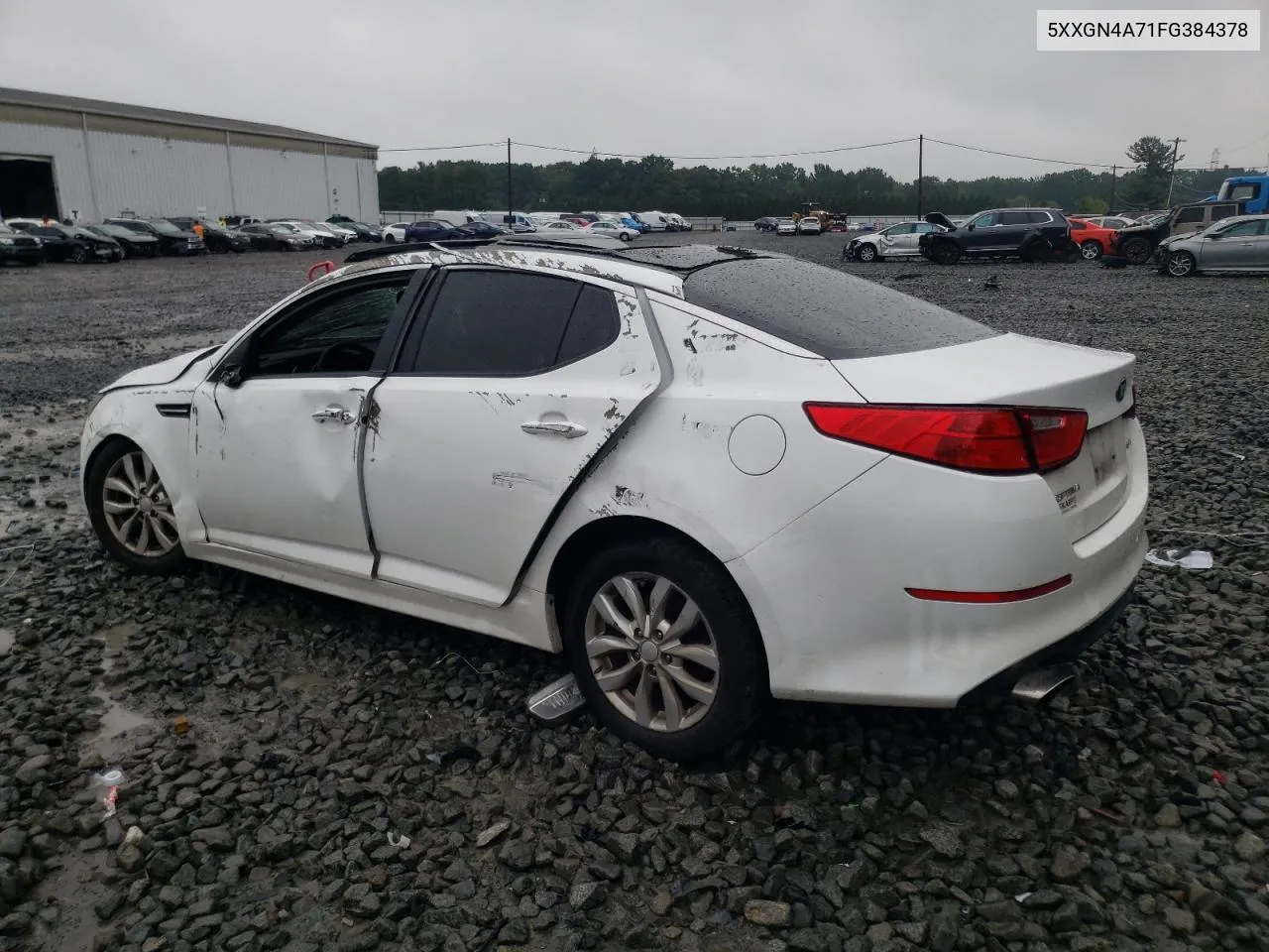 2015 Kia Optima Ex VIN: 5XXGN4A71FG384378 Lot: 66140134