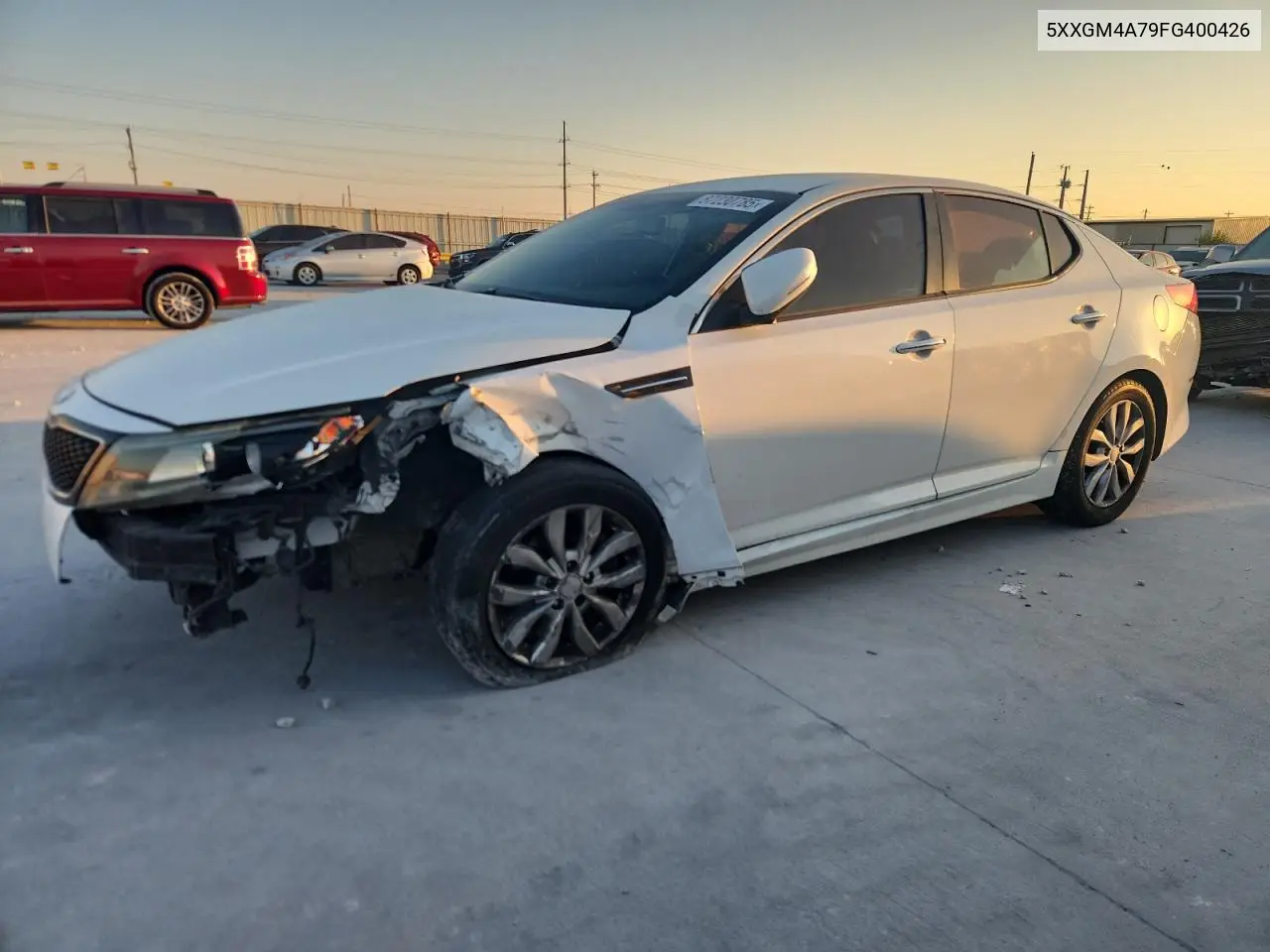 5XXGM4A79FG400426 2015 Kia Optima Lx