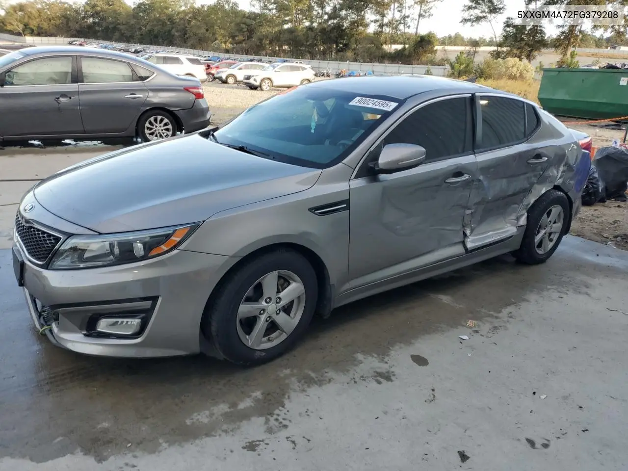 5XXGM4A72FG379208 2015 Kia Optima Lx